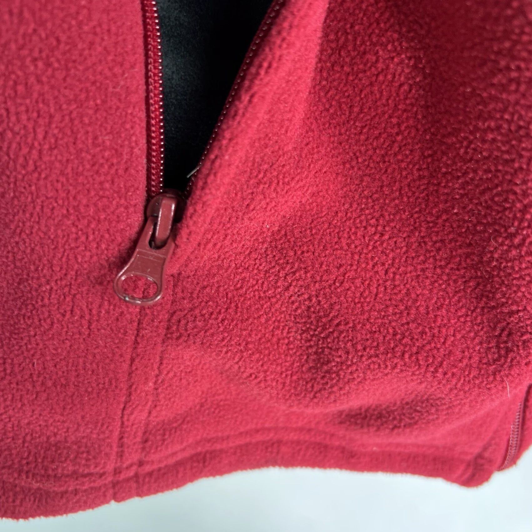 Vintage Natural Reflections Full Zip Fleece Sweatshirt Woman's Size Red Size M / US 6-8 / IT 42-44 - 4 Thumbnail