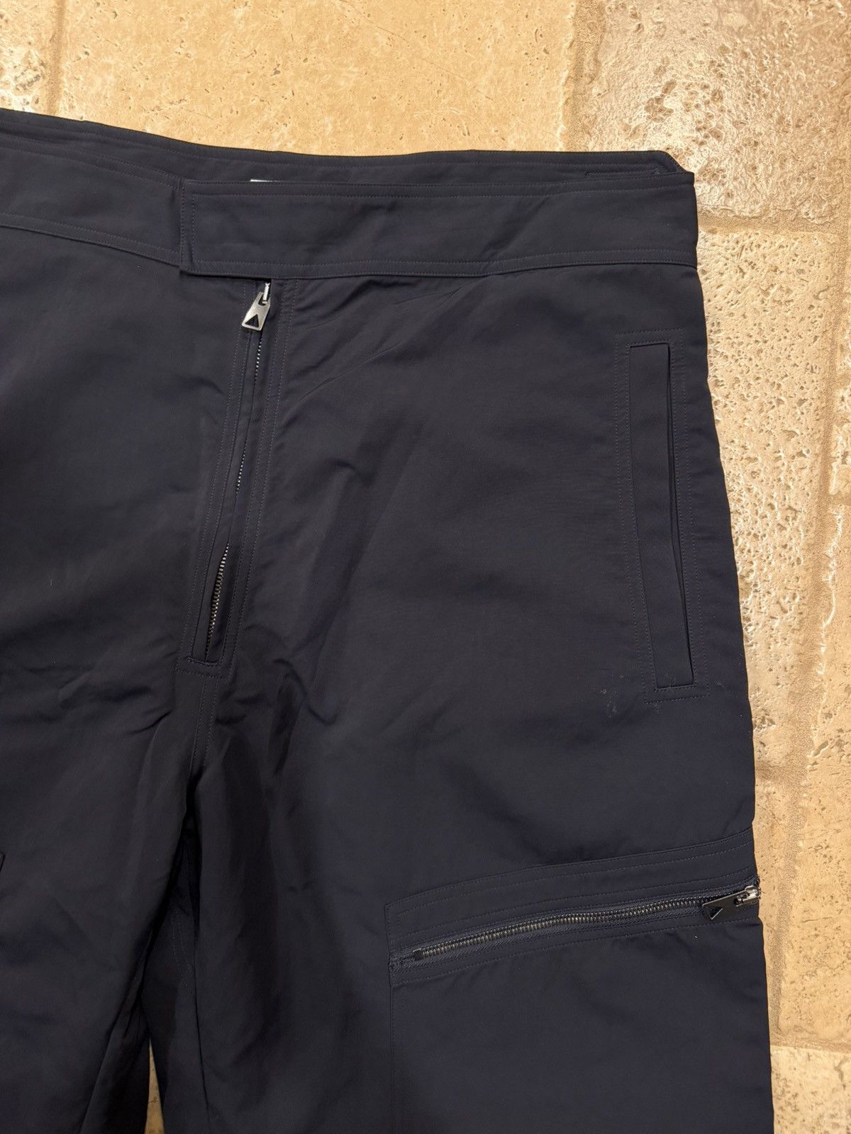 Bottega Veneta Bottega Veneta Tricot Multi Zip Cuff Cargo Black Nylon Pants Size US 34 / EU 50 - 4 Thumbnail
