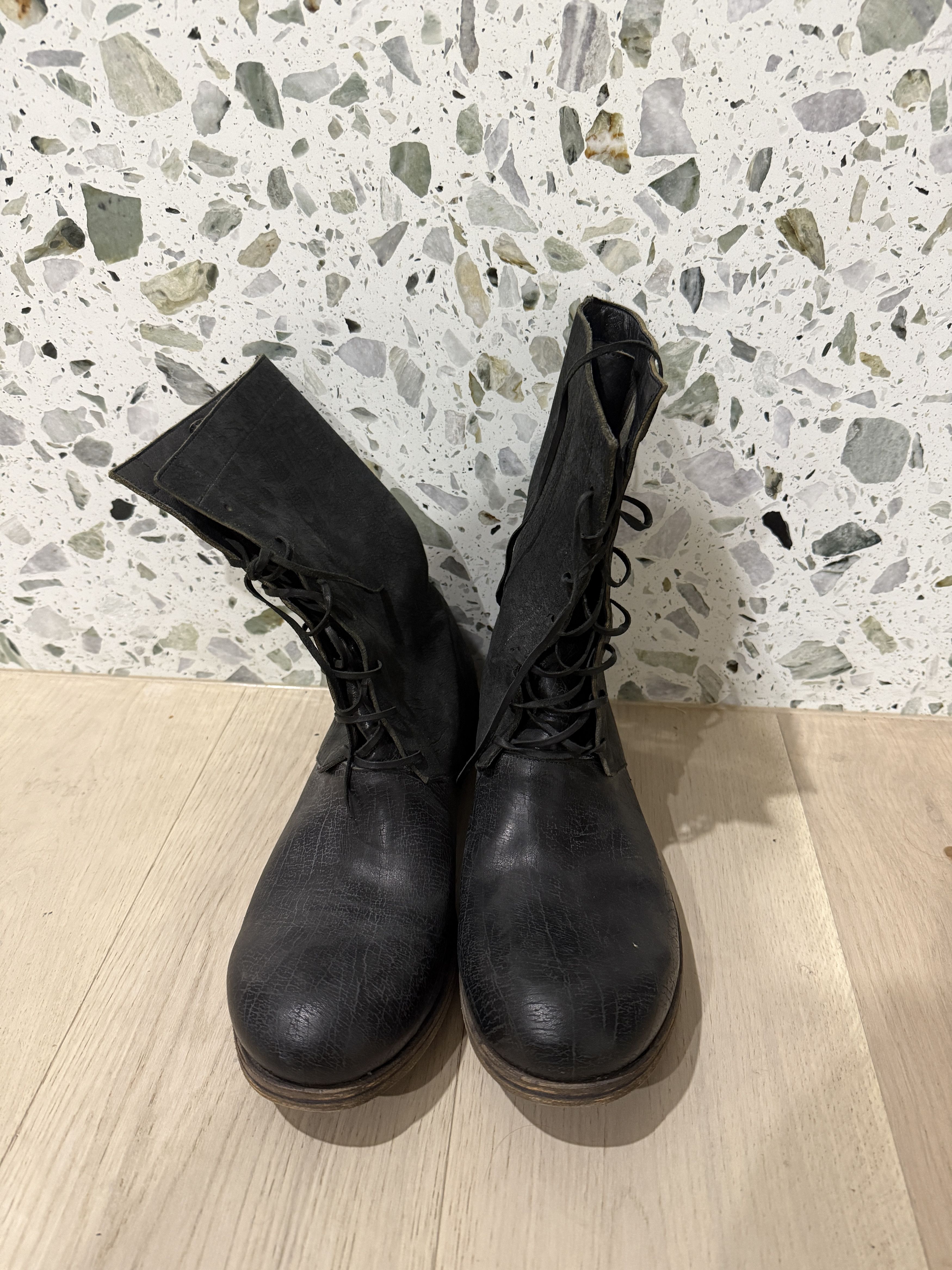 Individual Sentiments IS - 7 HOLE BOOTS _ IS_S12_OU_CCC1 Size US 11.5 / EU 44-45 - 2 Thumbnail