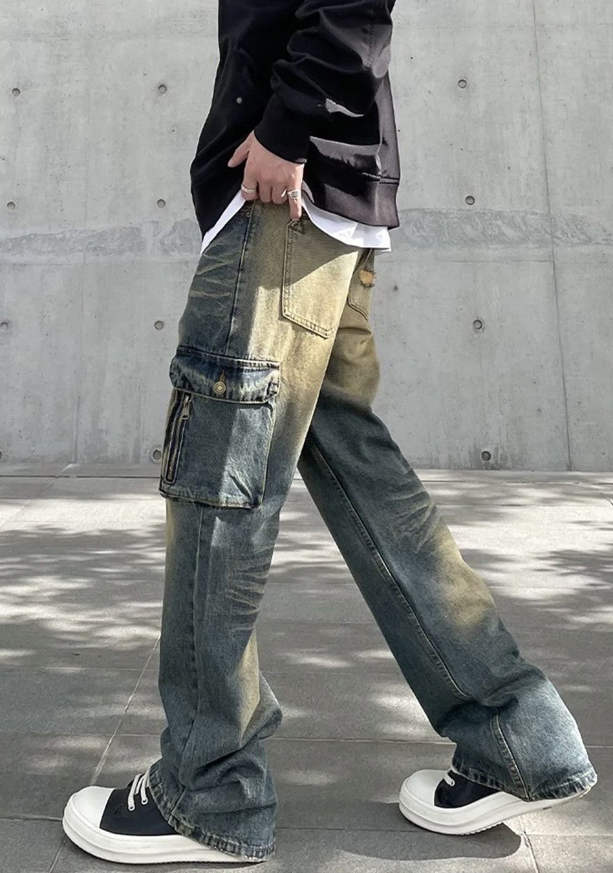 Jean × Vintage Y2k Cargo Jeans Men Size US 30 / EU 46 - 3 Thumbnail