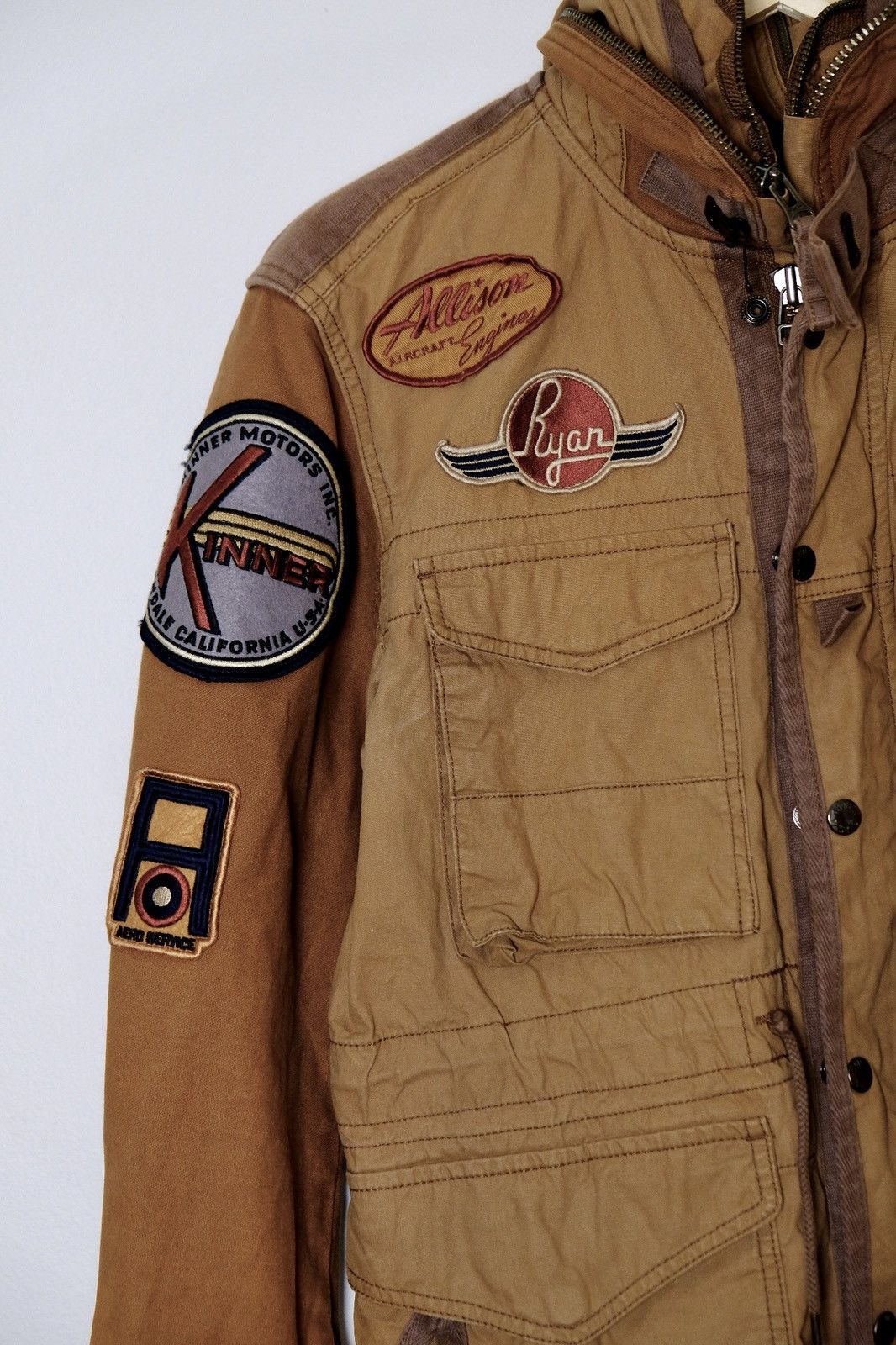 Avirex × Vintage Vintage Avirex M65 patch military jacket Size US L / EU 52-54 / 3 - 5 Thumbnail