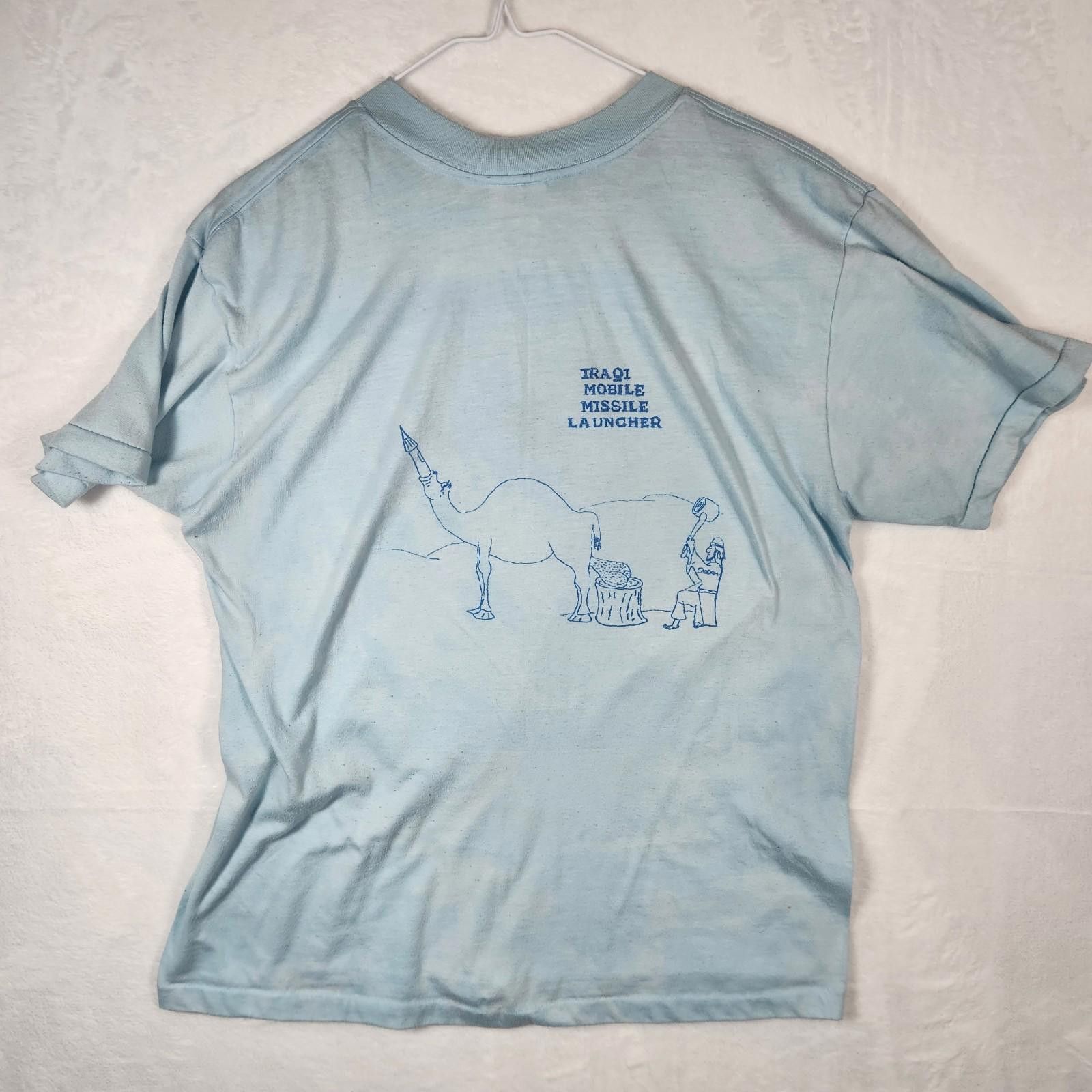 Designer Vtg Single Stitch Humor Graphic Tshirt Blue Size Large 1991 Size US L / EU 52-54 / 3 - 7 Thumbnail