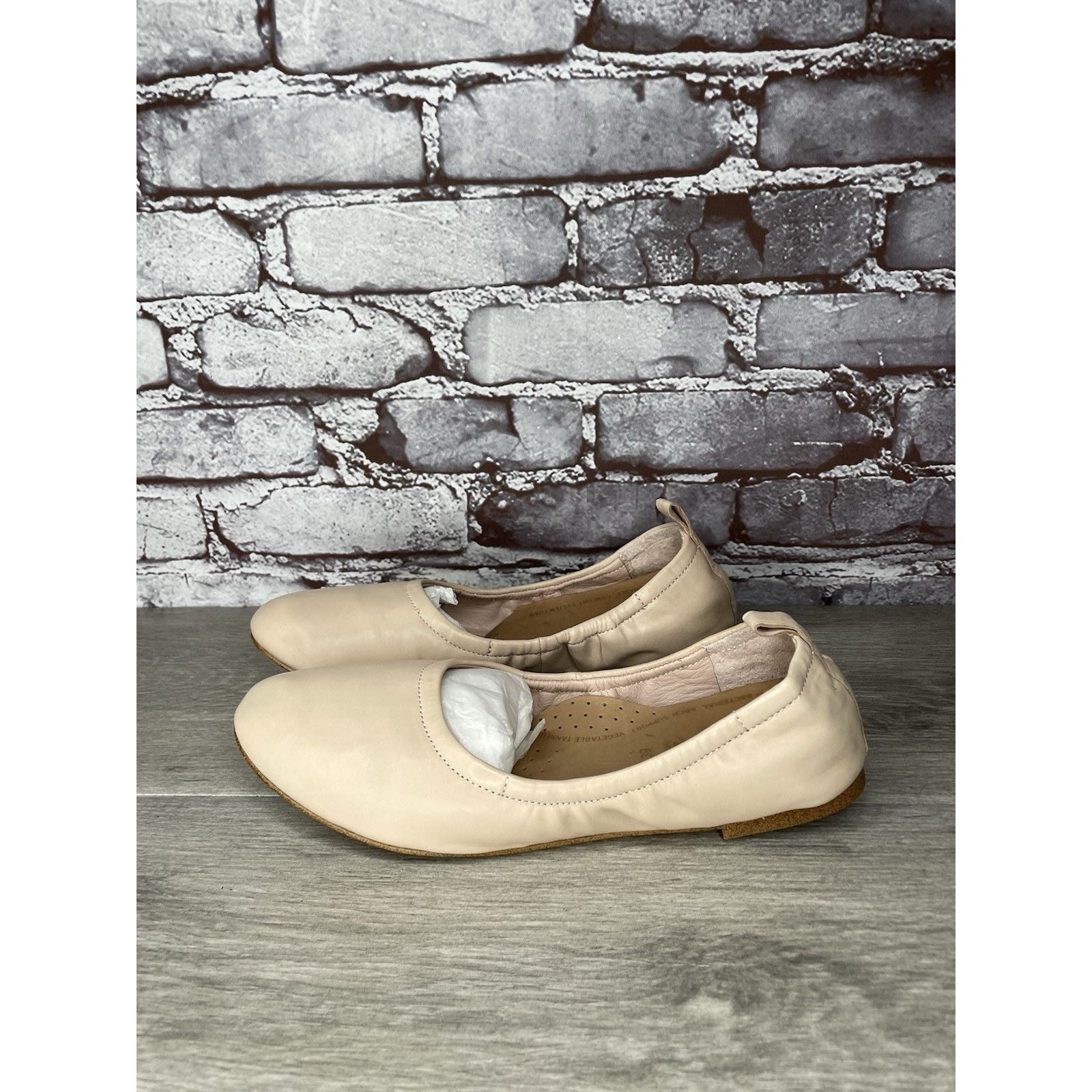 Other 1. State Skylar Ivory Leather Round Ballet Flats Shoes Women Size US 8.5 / IT 38.5 - 16 Thumbnail