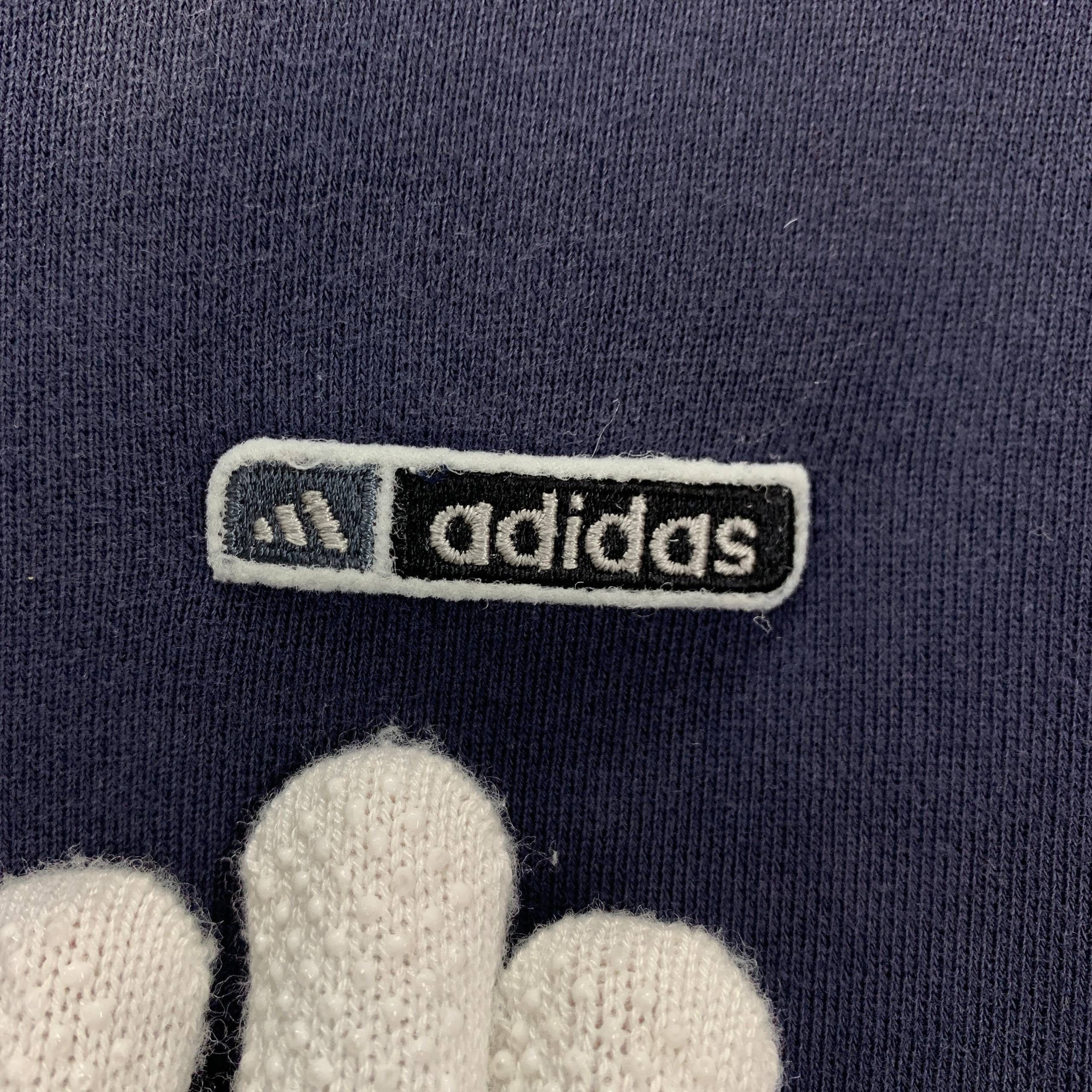 Adidas Y2K Vintage ADIDAS THREE STRIPE Sweatshirt #2598/Y Size US L / EU 52-54 / 3 - 3 Thumbnail