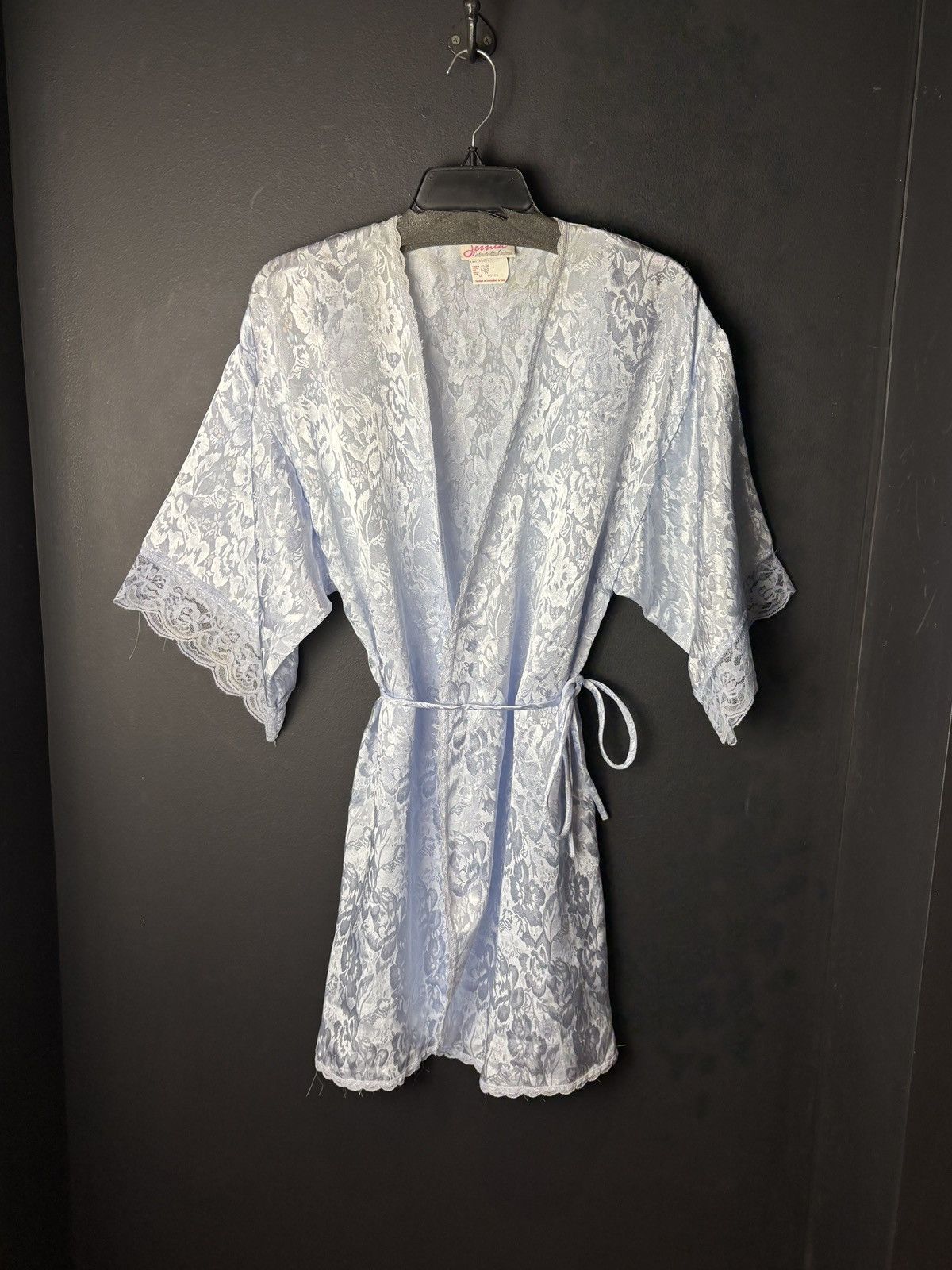 Vintage Y2K Vintage Slip Dress Sleep Set Shiny Satin Gown Lounge Two Size XL / US 12-14 / IT 48-50 - 15 Thumbnail
