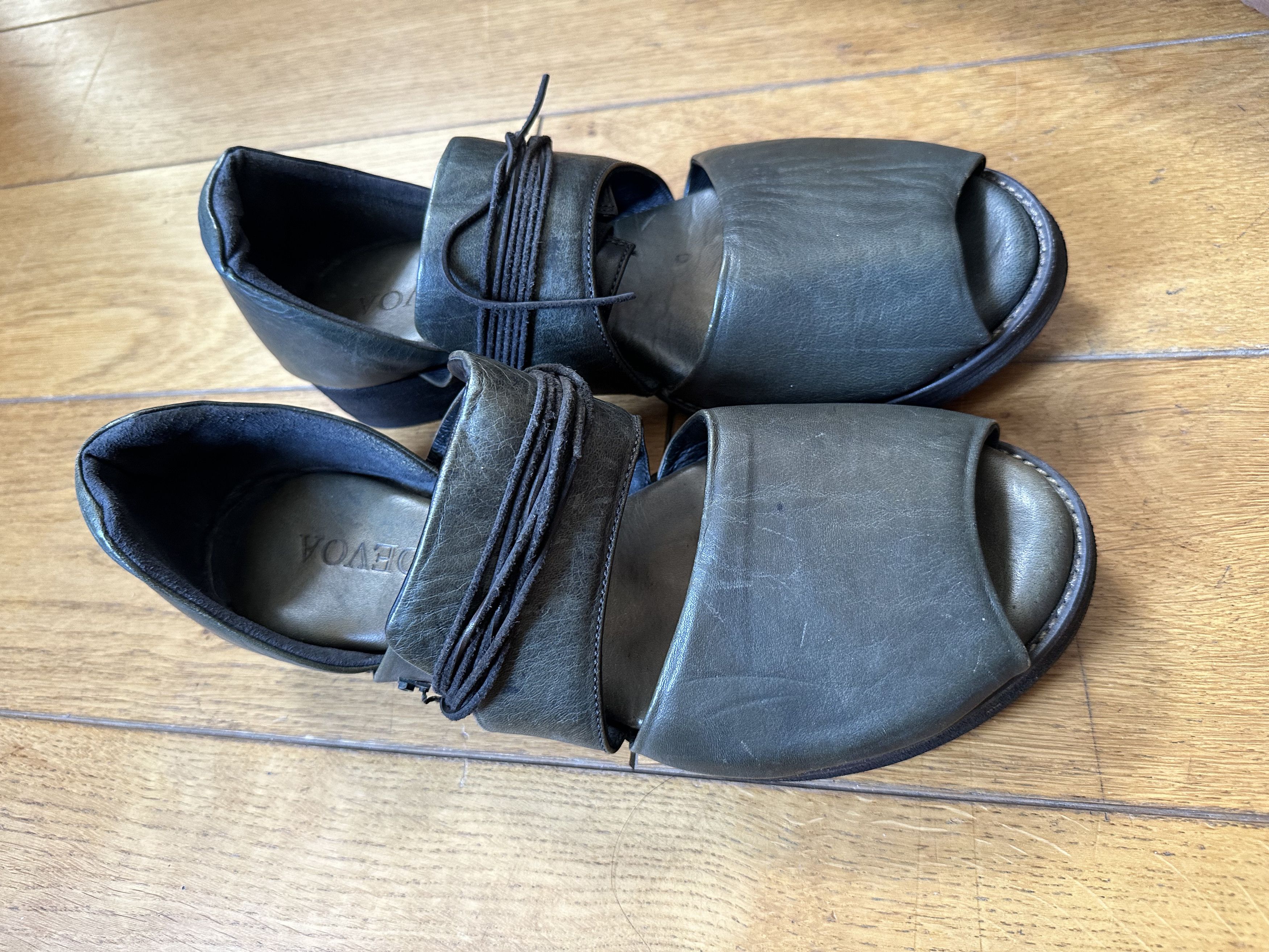 Devoa Guidi Olive Sandals Fits JP 42 Fits US 9-8.5 Size US 9 / EU 42 - 7 Thumbnail