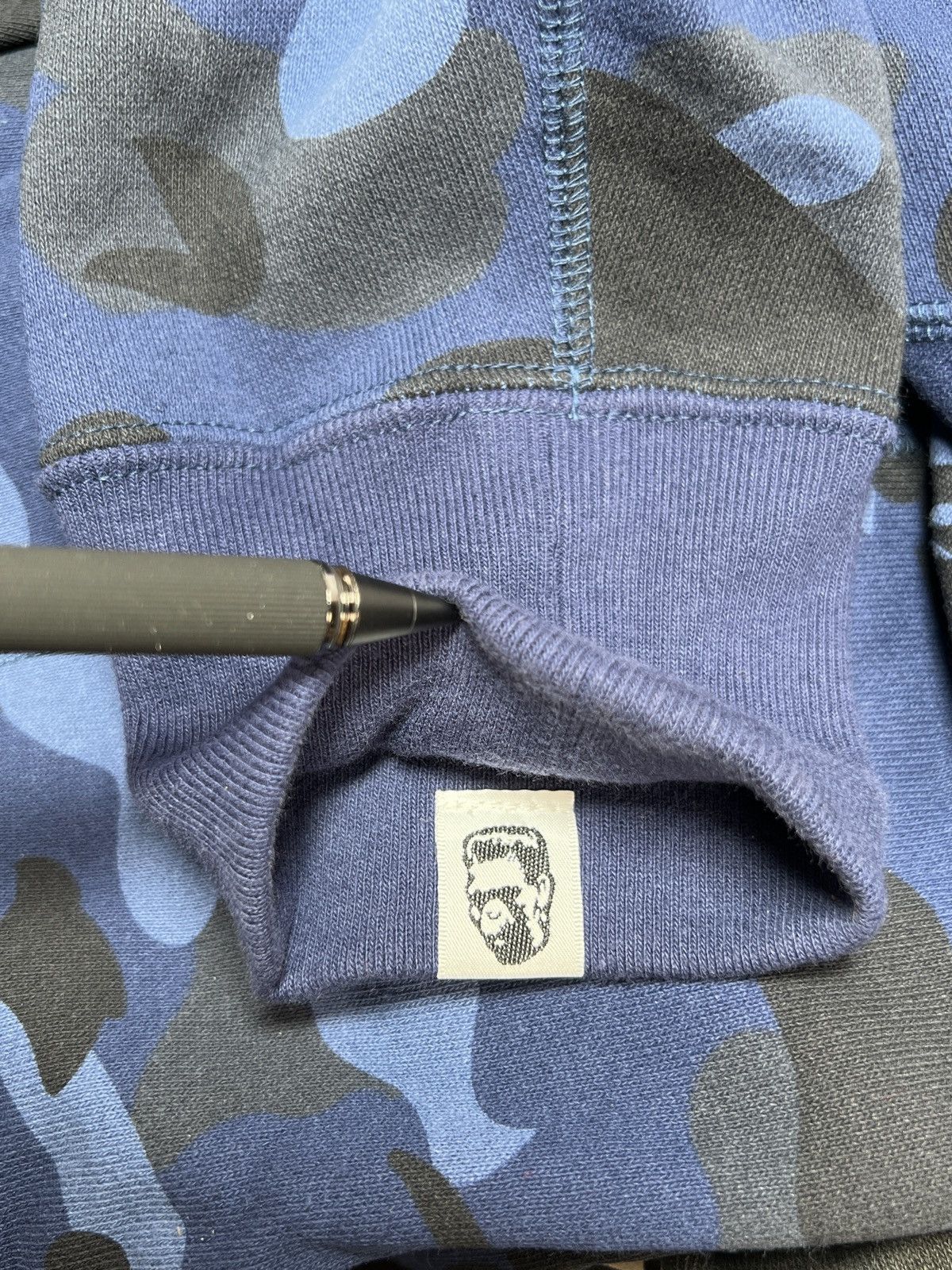 Bape Bape Color Camo Separate Shark Full Zip Hoodie Black / Blue Size US M / EU 48-50 / 2 - 7 Thumbnail