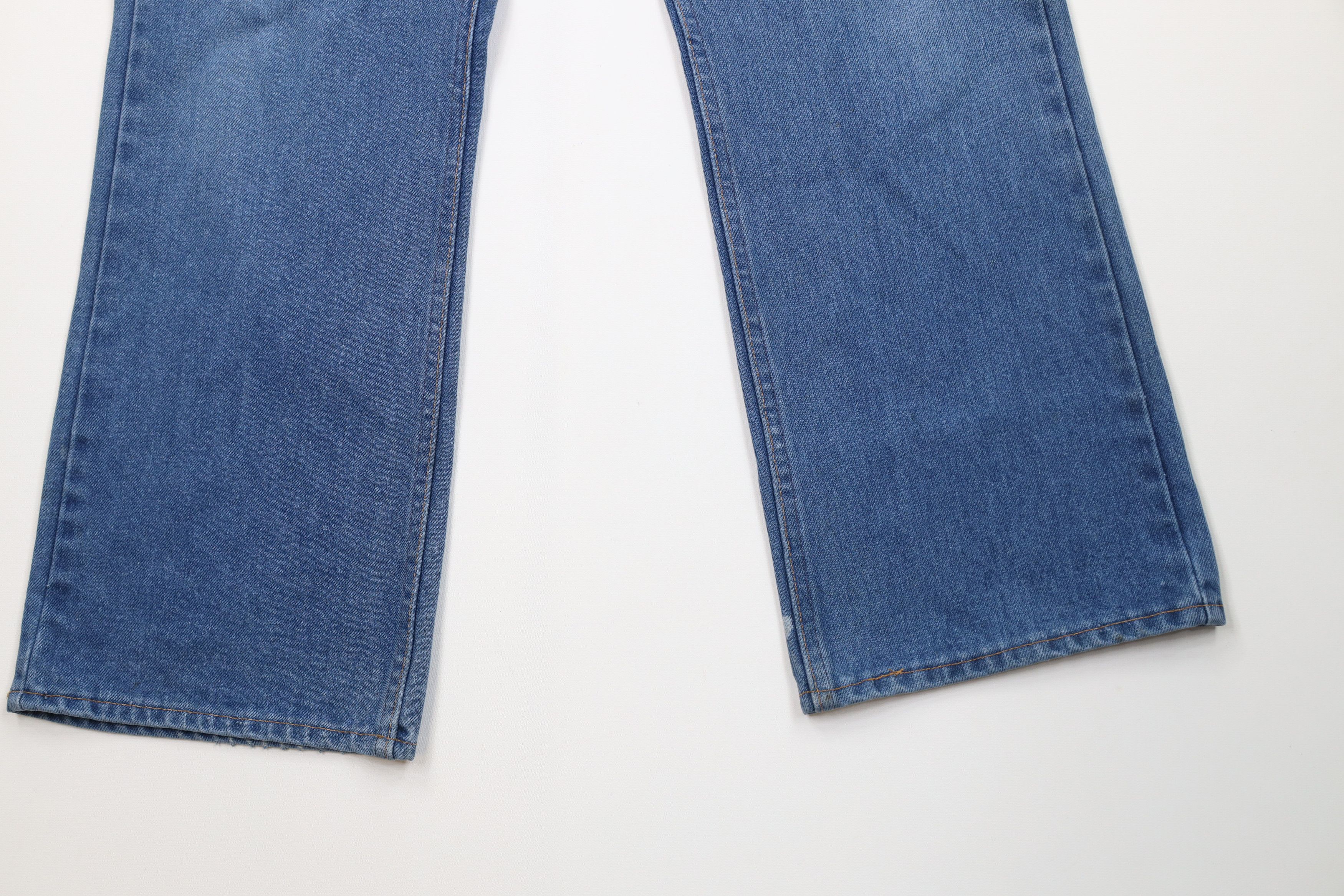 Vintage Vintage 70s Streetwear Wide Leg Denim Jeans Blue Cotton USA Size US 36 / EU 52 - 4 Thumbnail