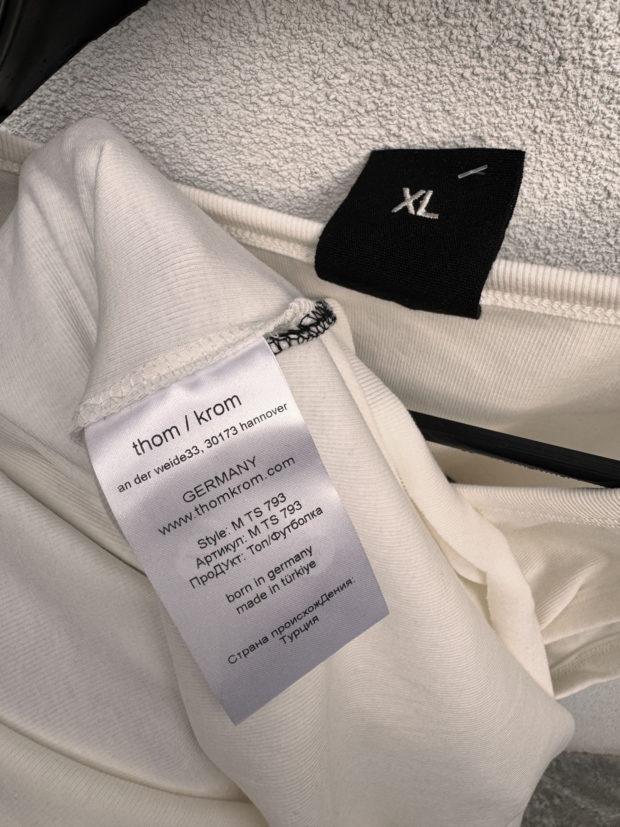 Thom Krom Thom Krom White Cream Tank Top XL Size US XL / EU 56 / 4 - 6 Thumbnail