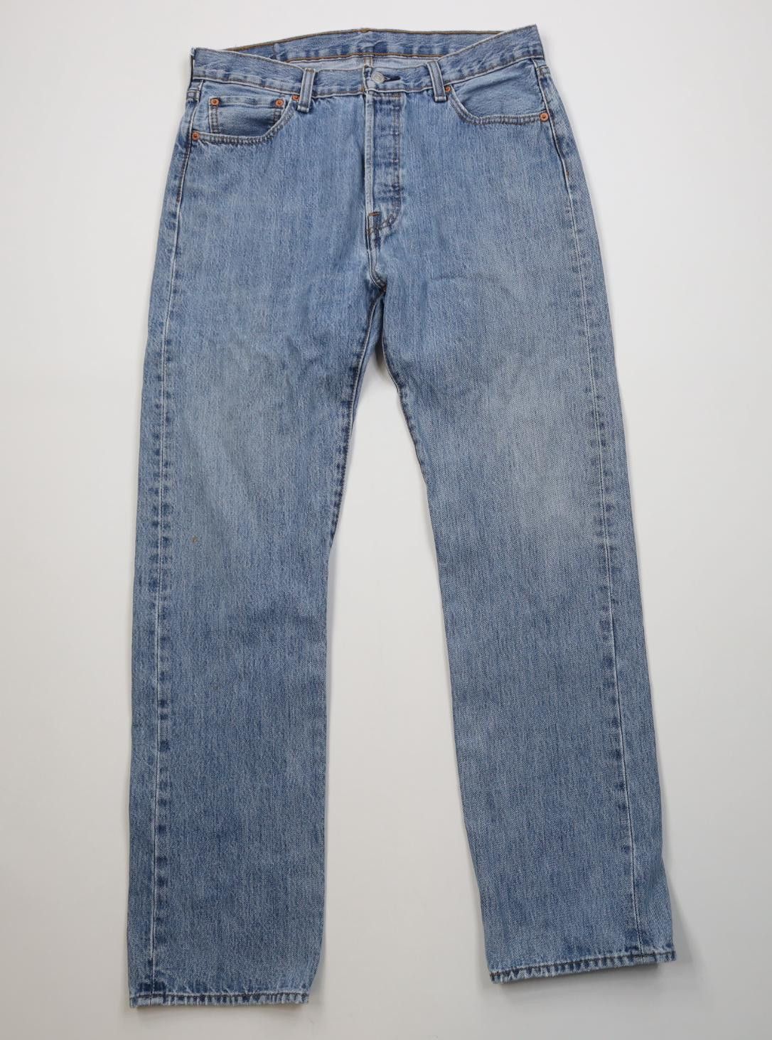 Levi's Vintage Y2K Levis 501xx Button Fly Original Fit Denim Jeans Size US 34 / EU 50 - 1 Thumbnail