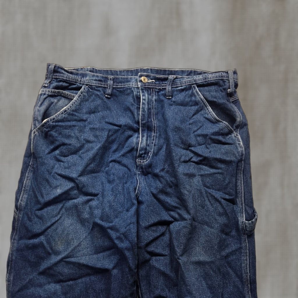 Denime Full Blue Jeans Relaxed Fit 5 Pocket Denim Pants Men's Size 40x30 Blue Jeans Men’s Pants 5-Pocket Denim Full Blue Relaxed Fit Jeans Size US 40 / EU 56 - 1 Thumbnail