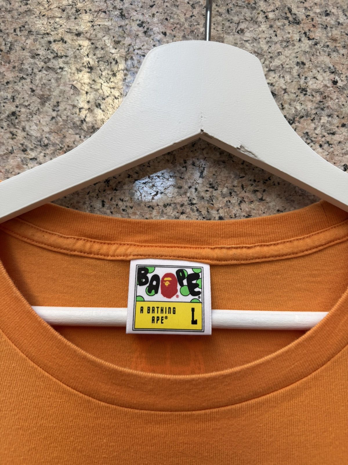 Bape A bathing ape BAPE X Garfield tee orange L Size US L / EU 52-54 / 3 - 4 Thumbnail
