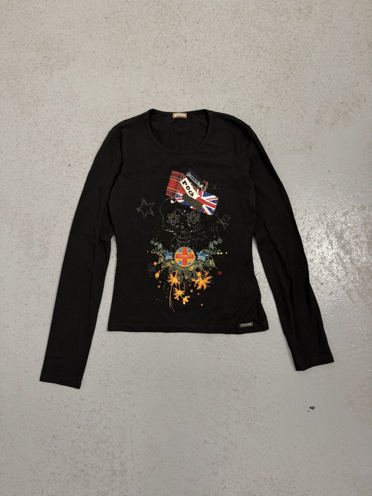 John Galliano Vintage 00s John Galliano Rock Punk UK Longsleeve Size M / US 6-8 / IT 42-44 - 1 Thumbnail