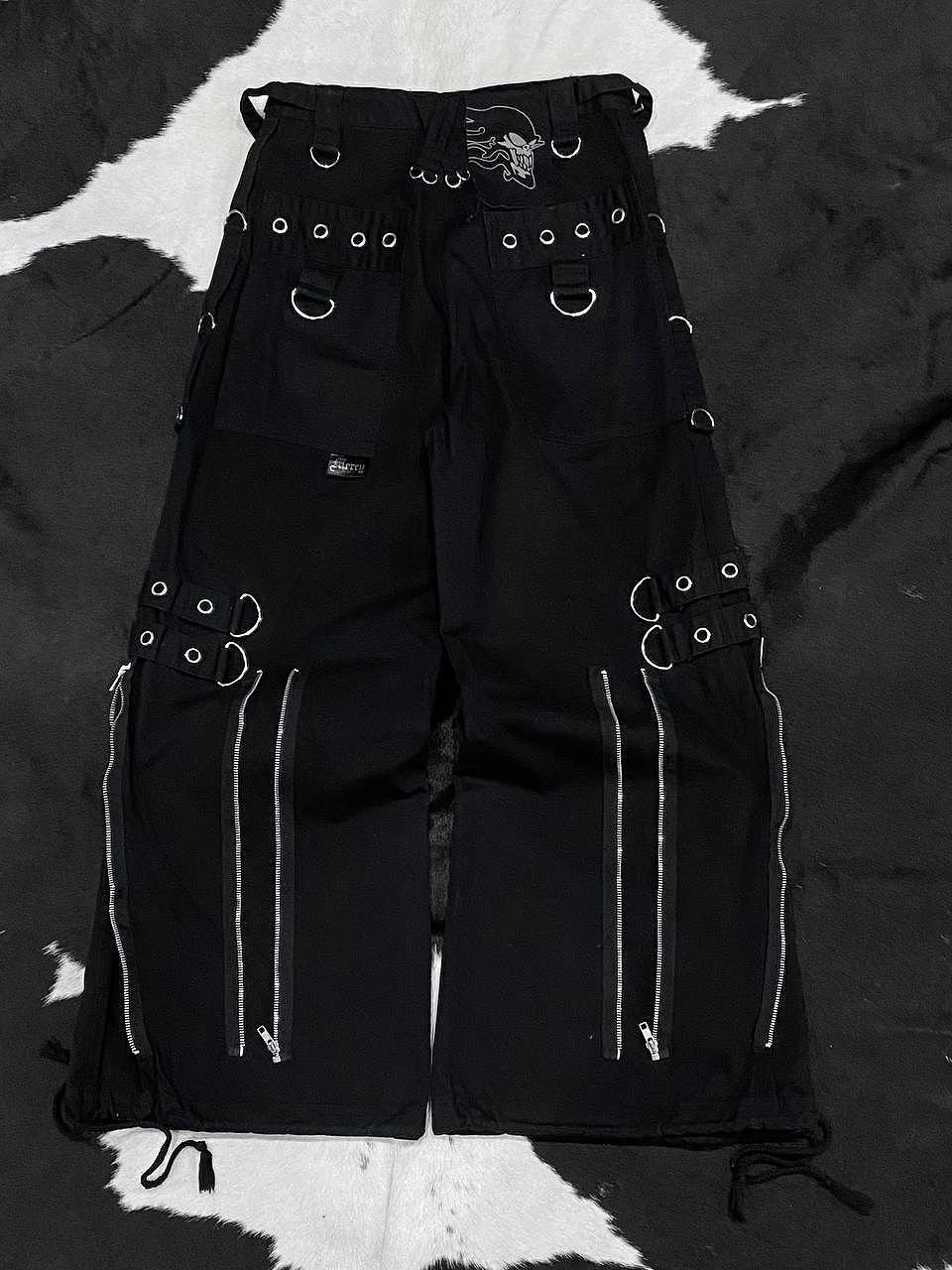Tripp NYC Mercy Goth Bondage Pants Size 32" / US 10 / IT 46 - 3 Thumbnail