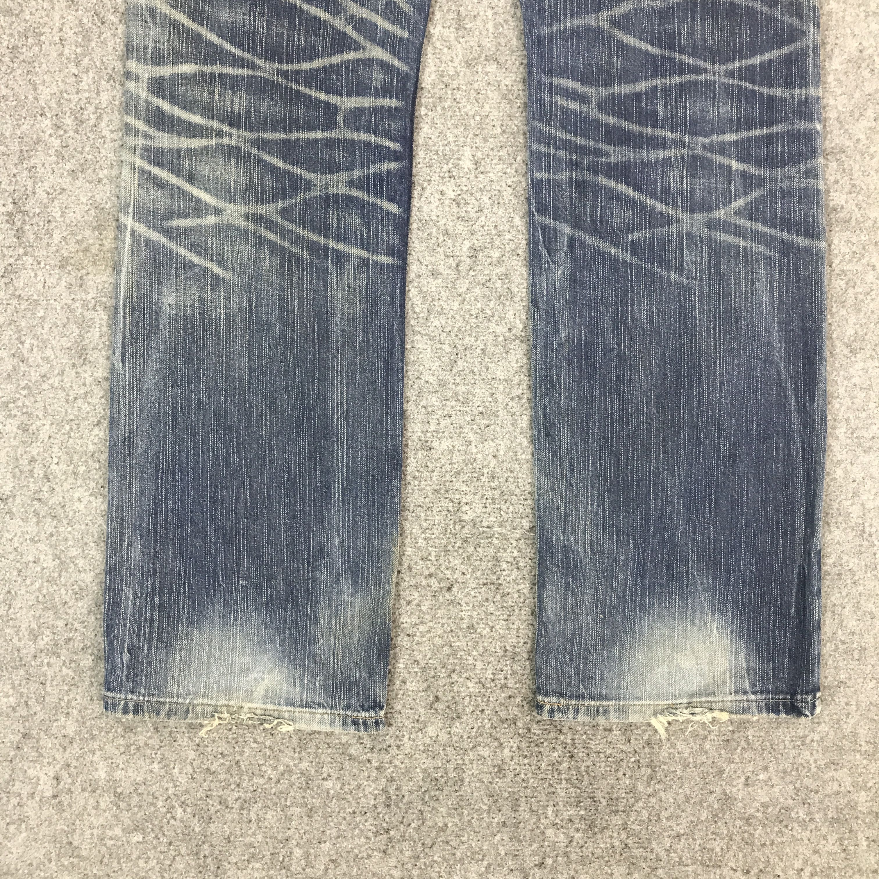 Japanese Brand BAGGY EDWIN JAPAN DOUBLE WAISH STYLE JEANS PANTS Size US 32 / EU 48 - 6 Thumbnail