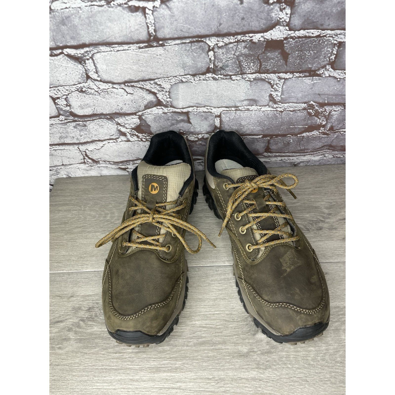 Merrell Merrell Kangaroo Performance Leather Trail Hiking Shoes Vibr Size US 12 / EU 45 - 14 Thumbnail