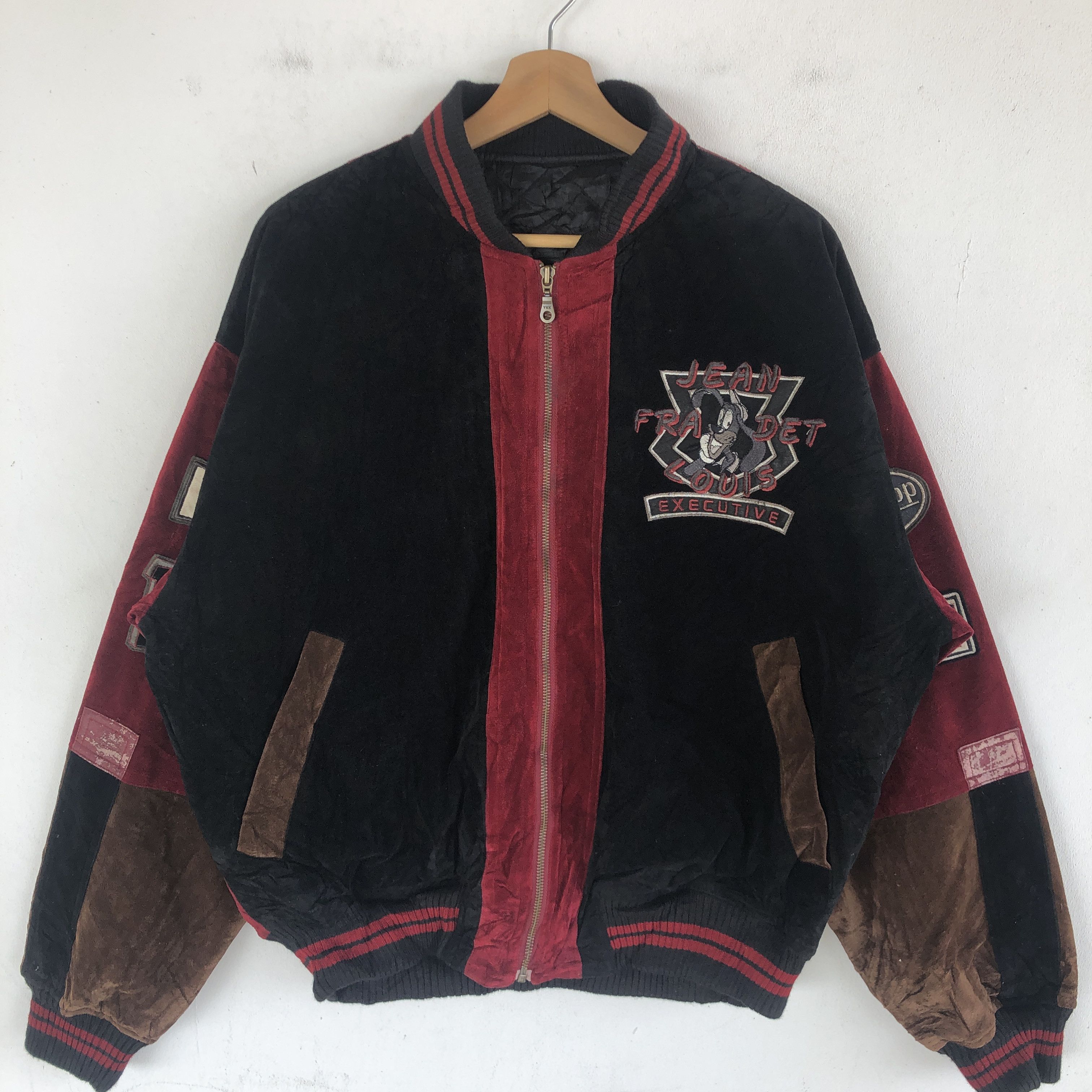 Vintage Vintage Jean Louis Fradet Varsity Jacket Wool Jacket Size US XL / EU 56 / 4 - 5 Thumbnail