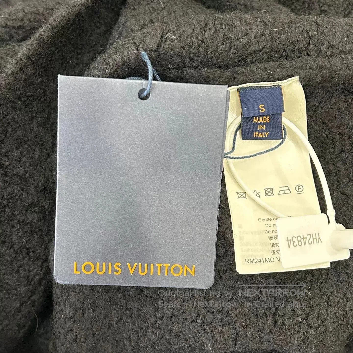 Louis Vuitton Black Knit Sweater with Logo Design - Size S. Size US S / EU 44-46 / 1 - 6 Thumbnail
