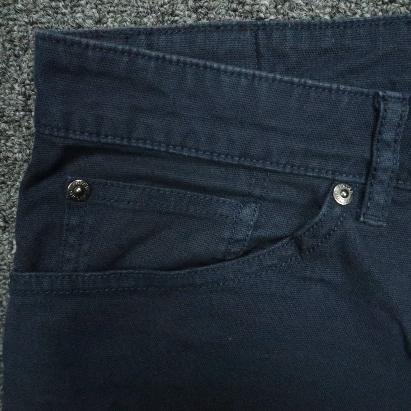 Peter Millar Peter Millar Pants Mens 40x30 Blue Vintage Canvas Chino 5 Pocket Trouser Size US 40 / EU 56 - 3 Thumbnail