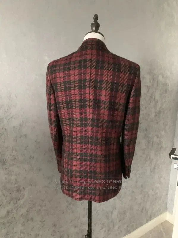 Burberry Burberry Colorblock Wool Long Coat for Women. Size XXL / US 16-18 / IT 52-54 - 4 Thumbnail