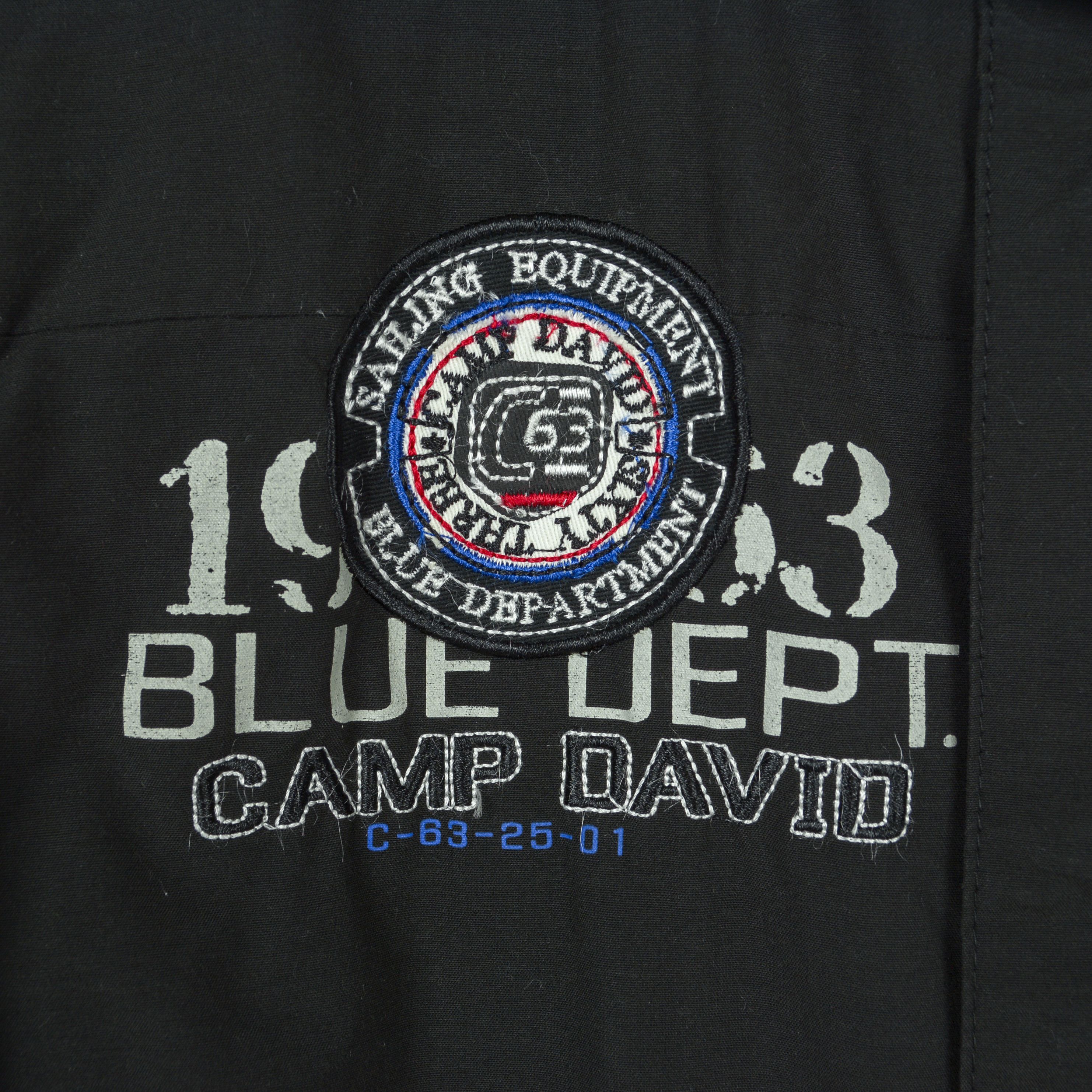 Camp David Original Blue Bomber Jacket M Coat Windbreaker Logo Size US M / EU 48-50 / 2 - 2 Thumbnail