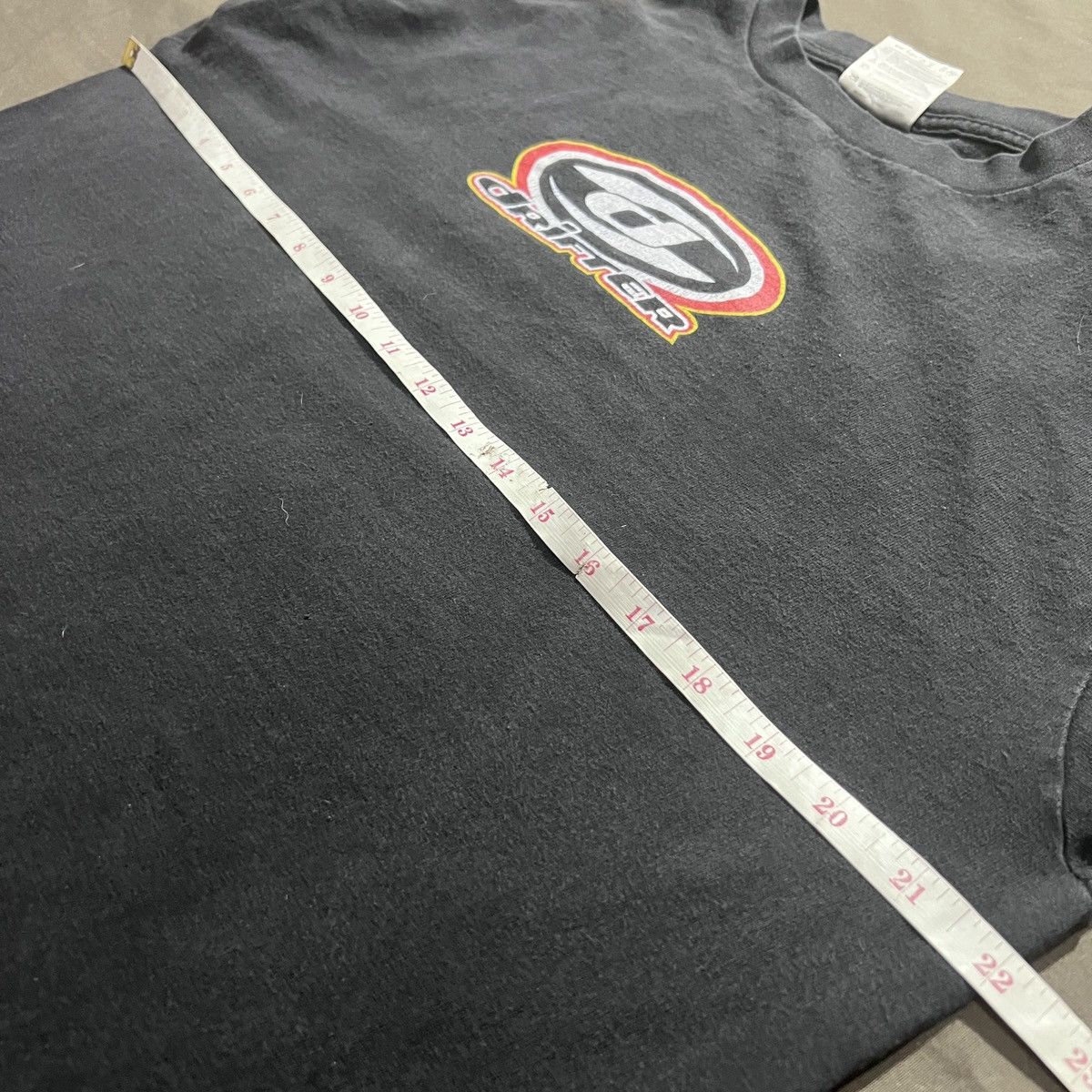 Vintage Vintage 90s Drifter Motocross Bike Fire Graphic Tee Faded Size US L / EU 52-54 / 3 - 11 Thumbnail