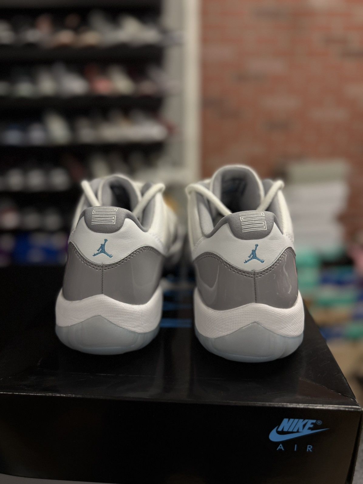 Jordan Brand × Nike Jordan 11 Low Grey Size 11 W Box Clean Condition (AV2187-140 Size US 11 / EU 44 - 6 Thumbnail