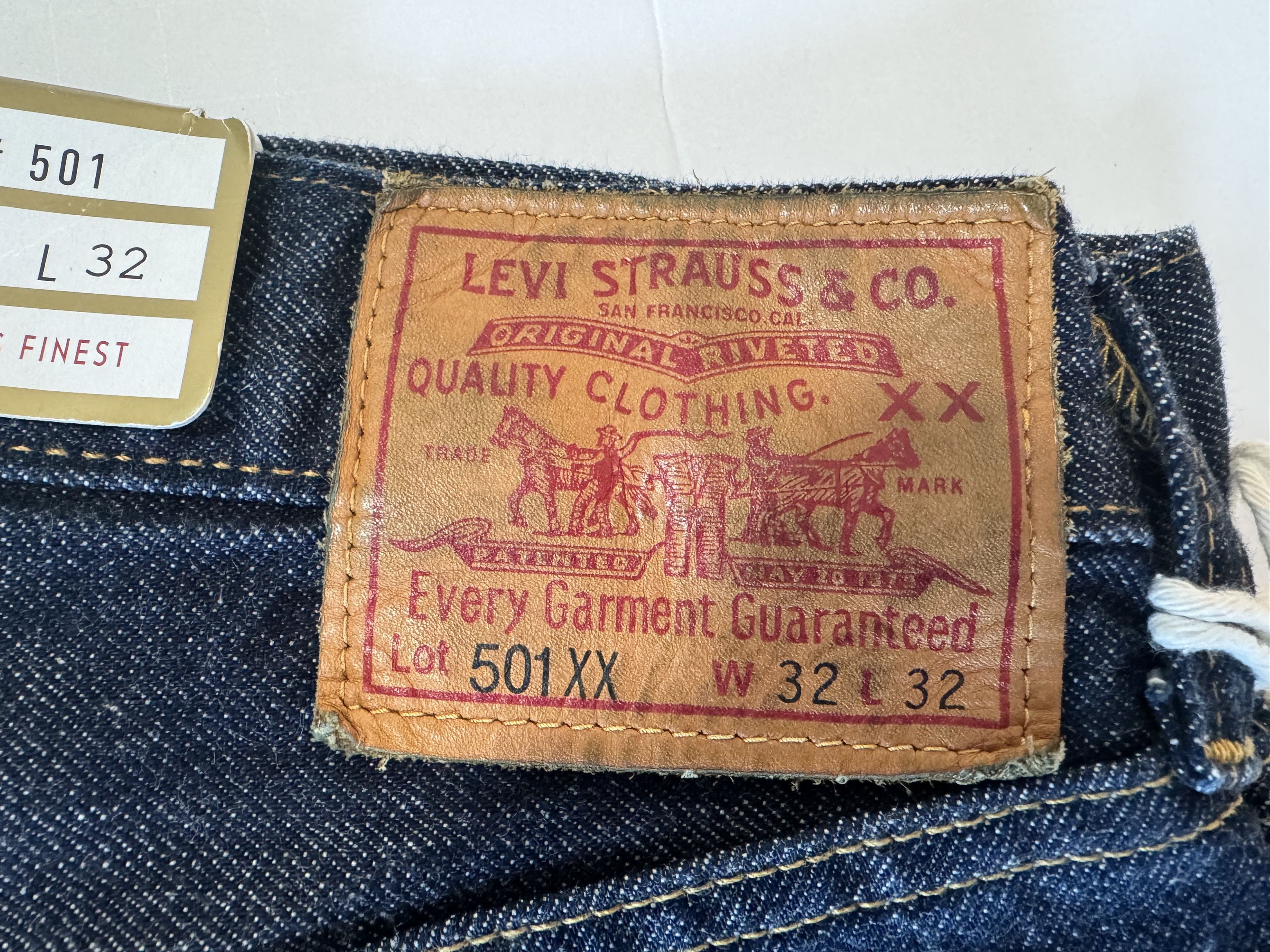 Levi's Vintage Clothing Brand New Levi's Vintage Clothing Selvedge 1947 501's Size US 32 / EU 48 - 3 Thumbnail