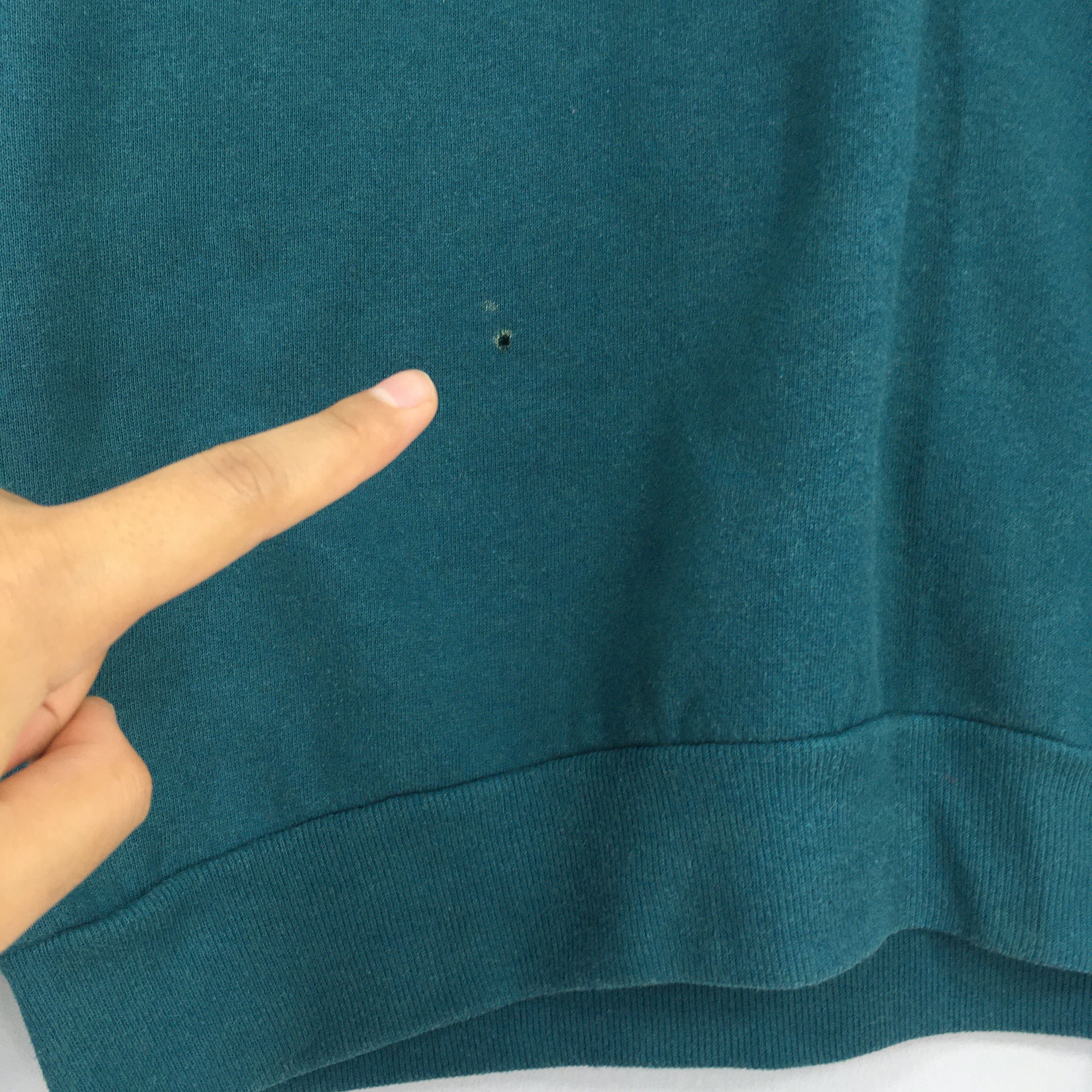 Jerzees Vintage 90s Jerzees Usa Green Plain Sweatshirt Medium Size US M / EU 48-50 / 2 - 5 Thumbnail