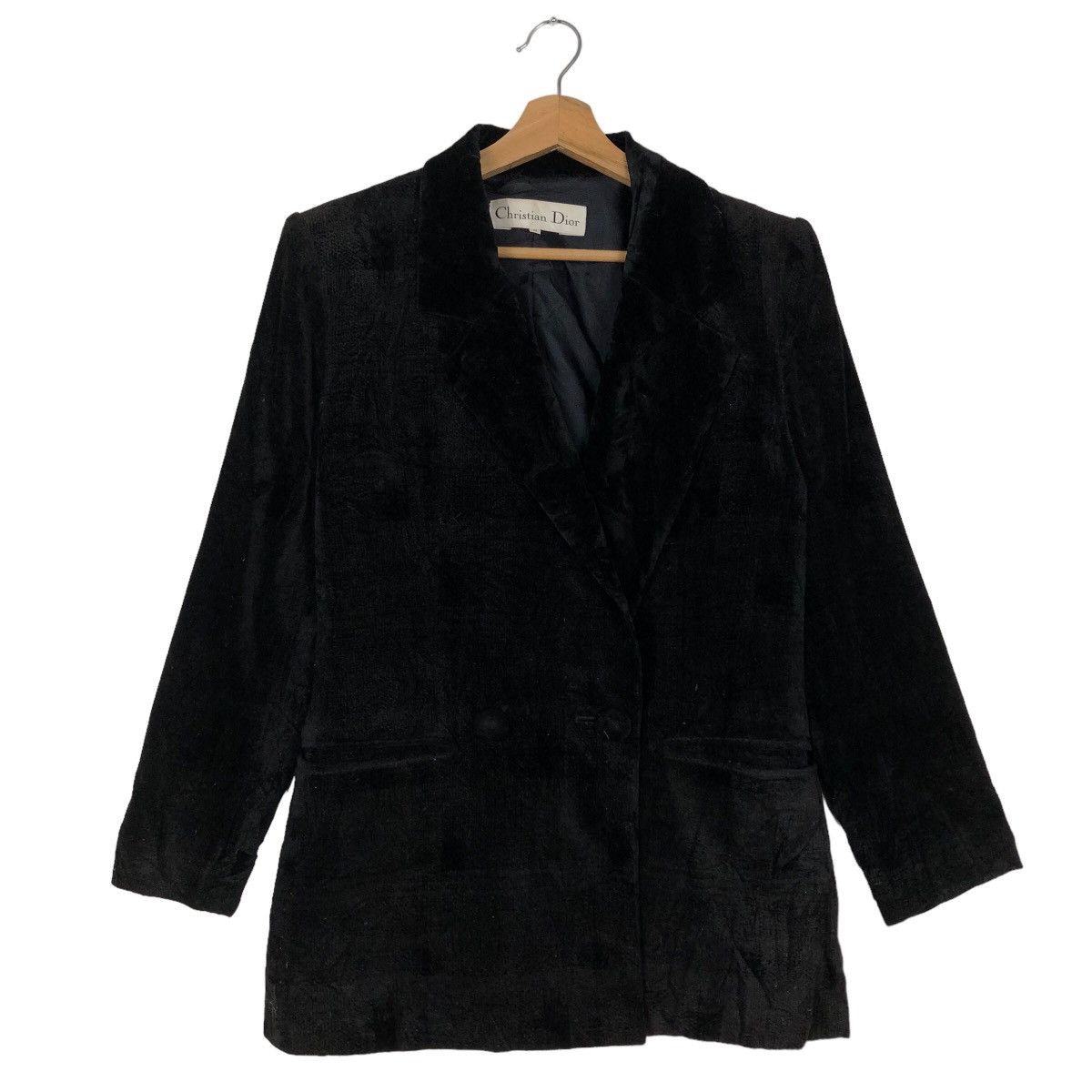 Christian Dior Monsieur 🔥Iconic Black Velvet Blazer Christian Dior Size US M / EU 48-50 / 2 - 1 Thumbnail