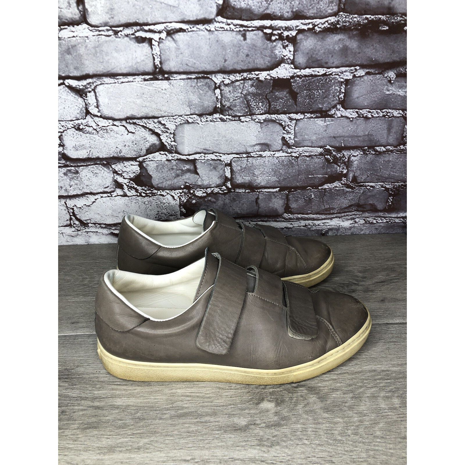 Other L'idea by Lori Gray Leather Comfort Strap Sneakers Shoes Wom Size US 10.5 / IT 40.5 - 14 Thumbnail