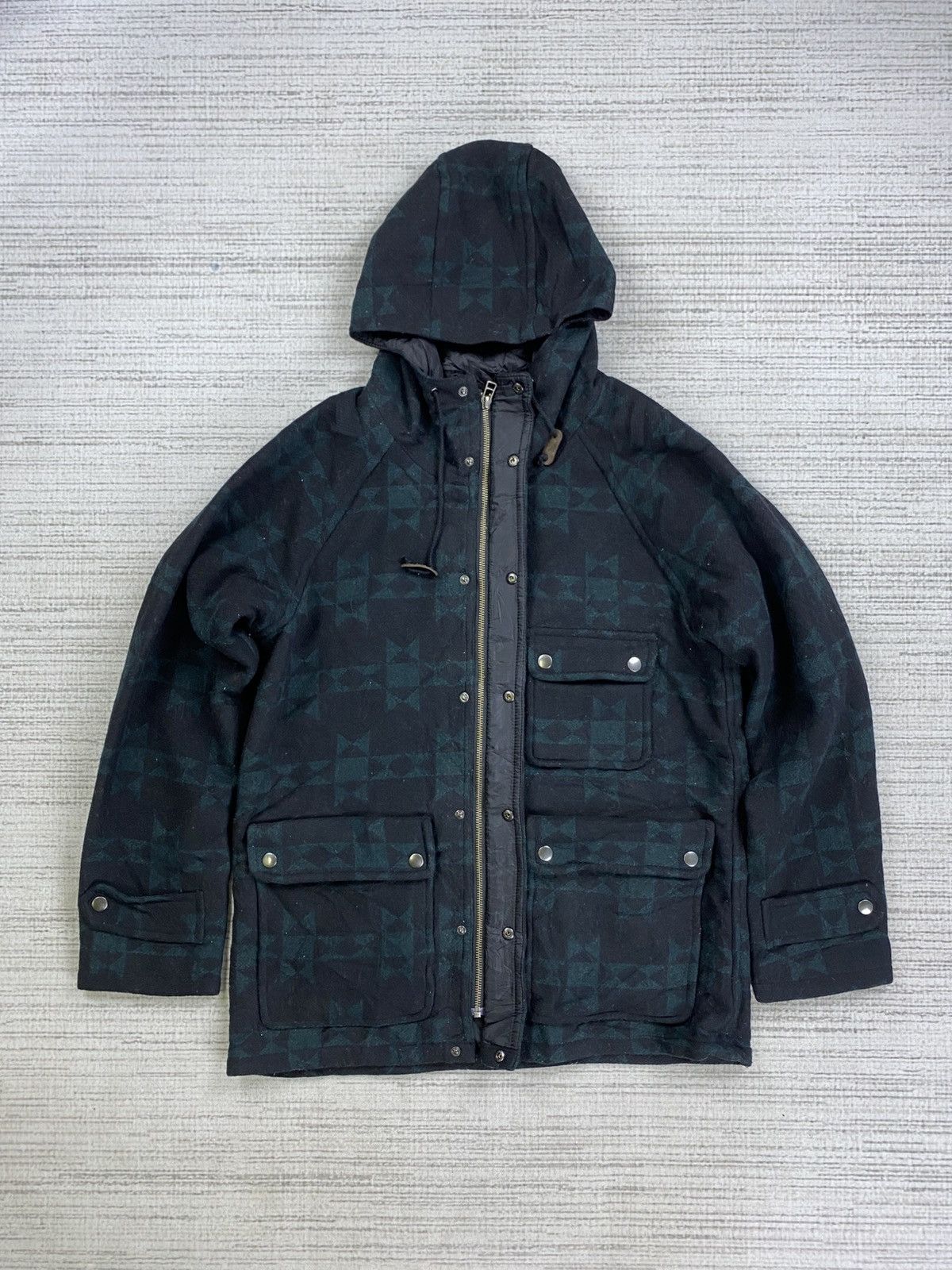 Hysteric Glamour 🔥Back Number Navajo Full Printed Wool Hoodie Jacket Size US M / EU 48-50 / 2 - 5 Thumbnail