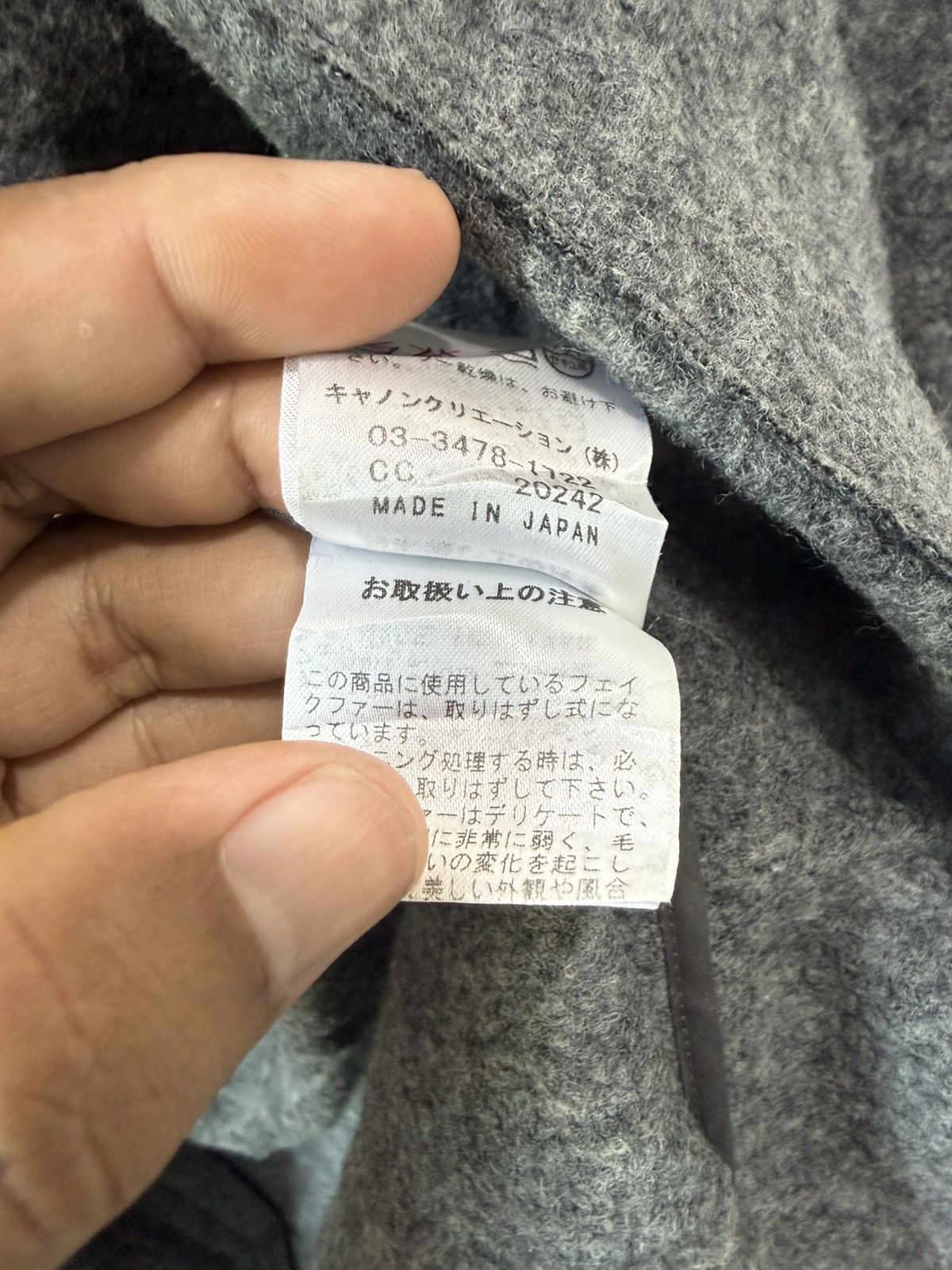 Japanese Brand Sweet & Mannish Concept Japan Brand Coomb Button With Hoodie Size M / US 6-8 / IT 42-44 - 10 Thumbnail