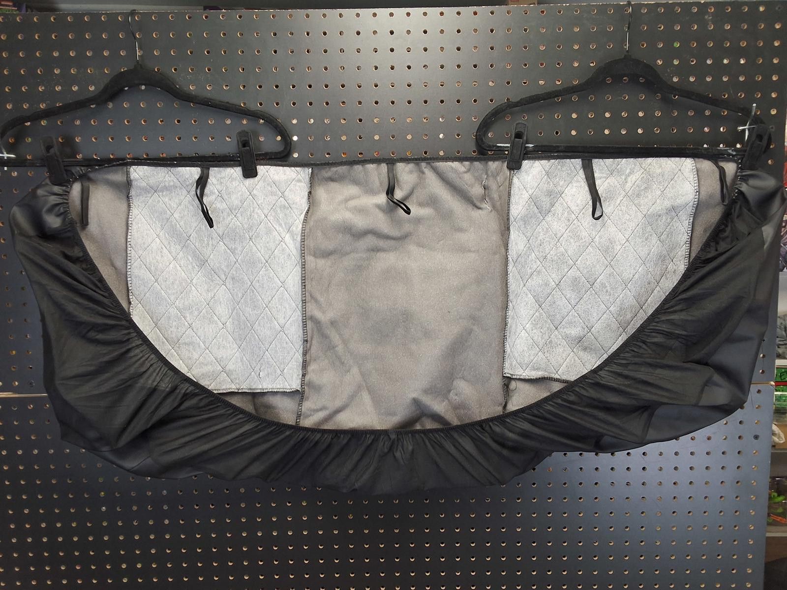 Other Sleek Black Quilted Car Seat Cover Set, Style Meets Comfort! Size ONE SIZE - 6 Thumbnail