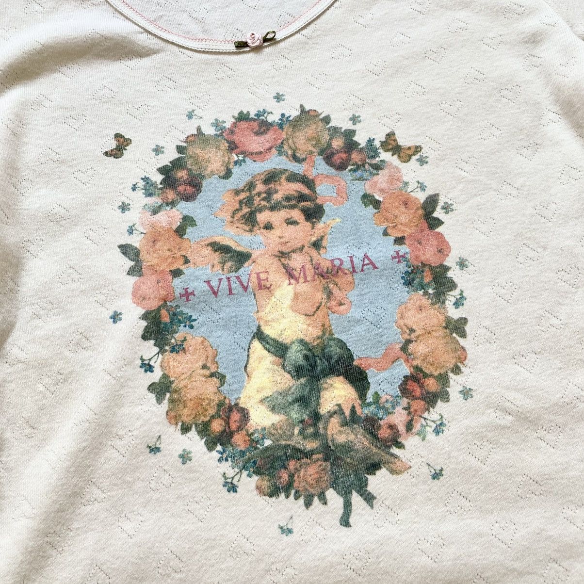 Hysteric Glamour Sexy + Vive Maria + Avantgarde Grunge Baby Cute T-Shirt Tee Size L / US 10 / IT 46 - 2 Thumbnail