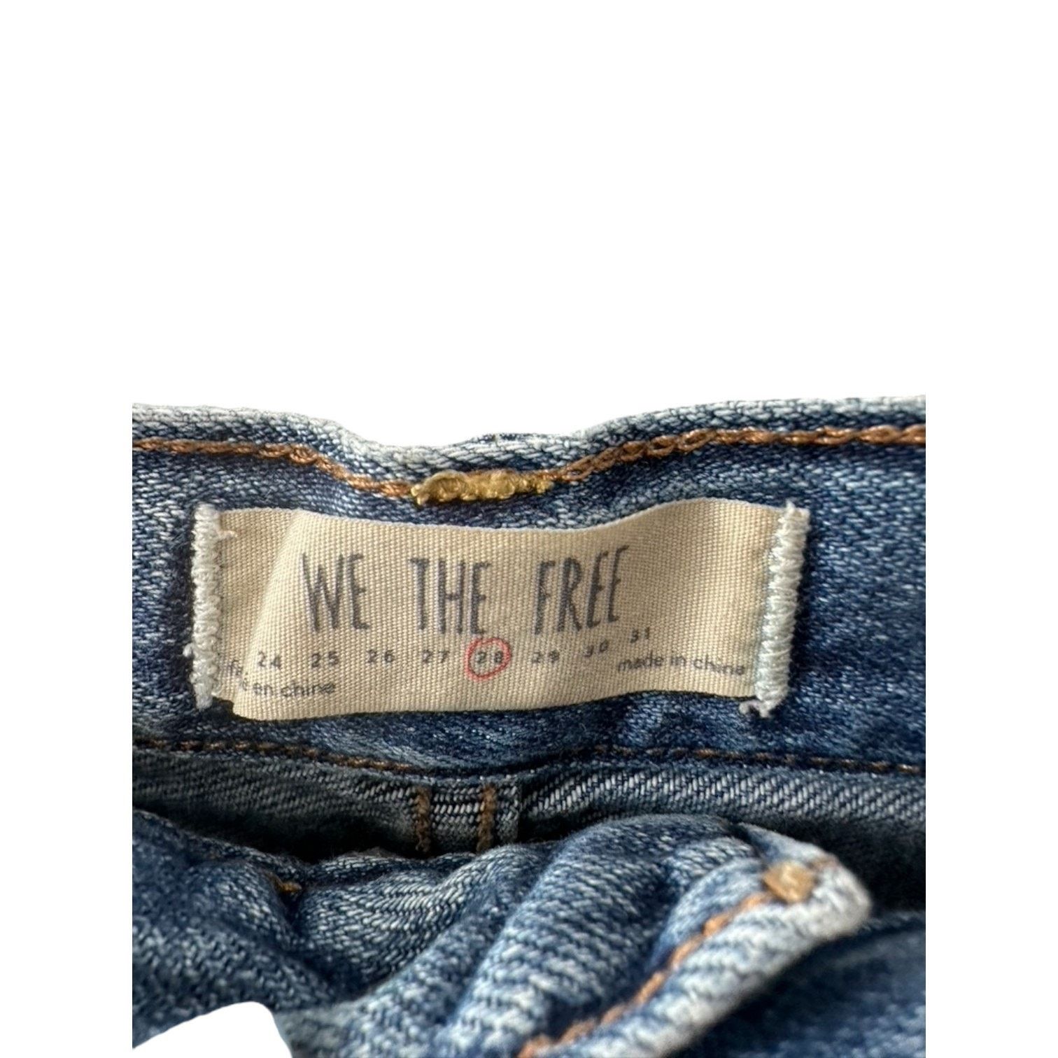Free People Free People Distressed Button-Fly Cut Off Jean Shorts Size 28" / US 6 / IT 42 - 4 Thumbnail