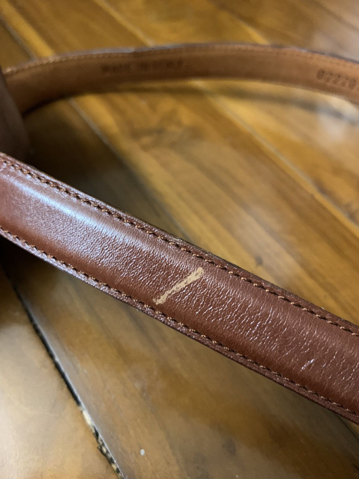 Ralph Lauren × Vintage Vintage ralph laurent leather belt 1995 collection Size ONE SIZE - 5 Thumbnail
