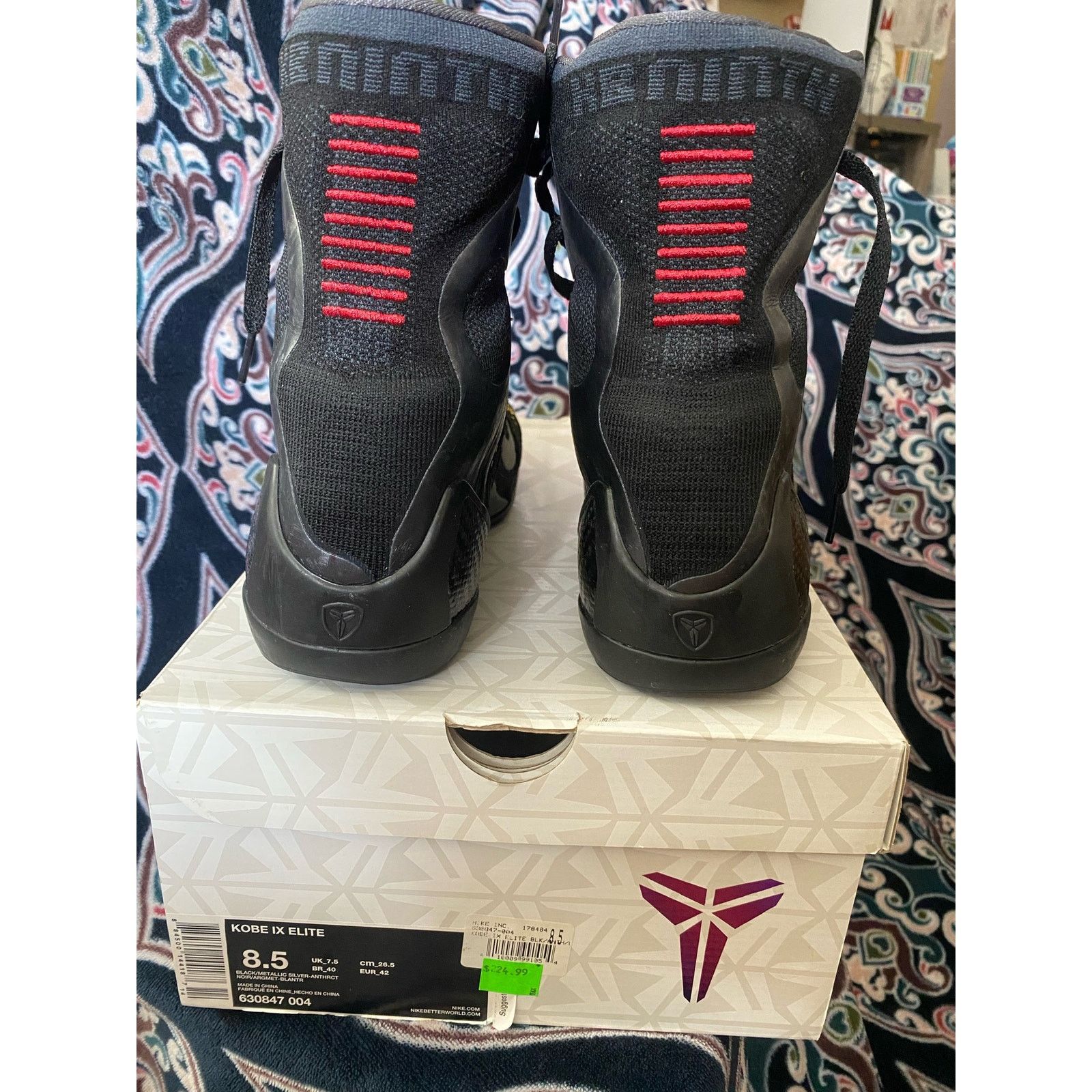 Nike Nike Kobe Elite 9 Elite "Inspiration" m8.5 w10 Size US 8.5 / EU 41-42 - 5 Thumbnail