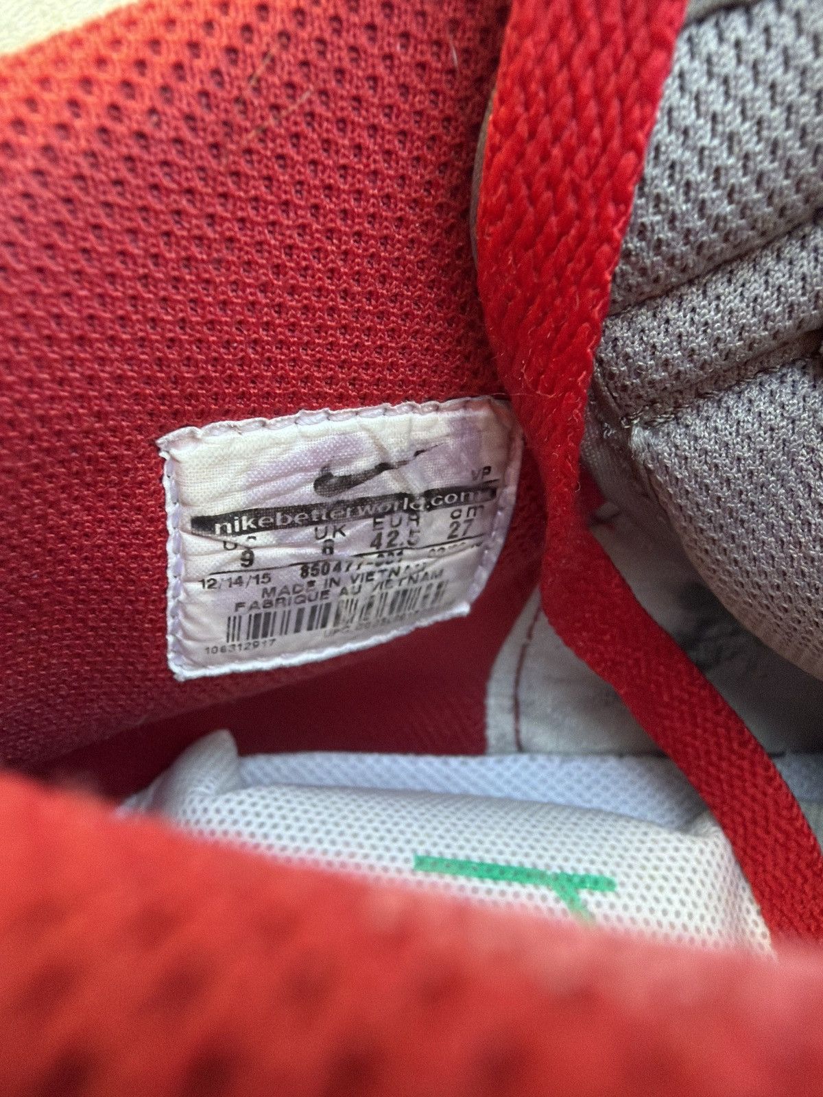 Nike Size 9 - Nike Dunk High UNLV Size US 9 / EU 42 - 7 Thumbnail