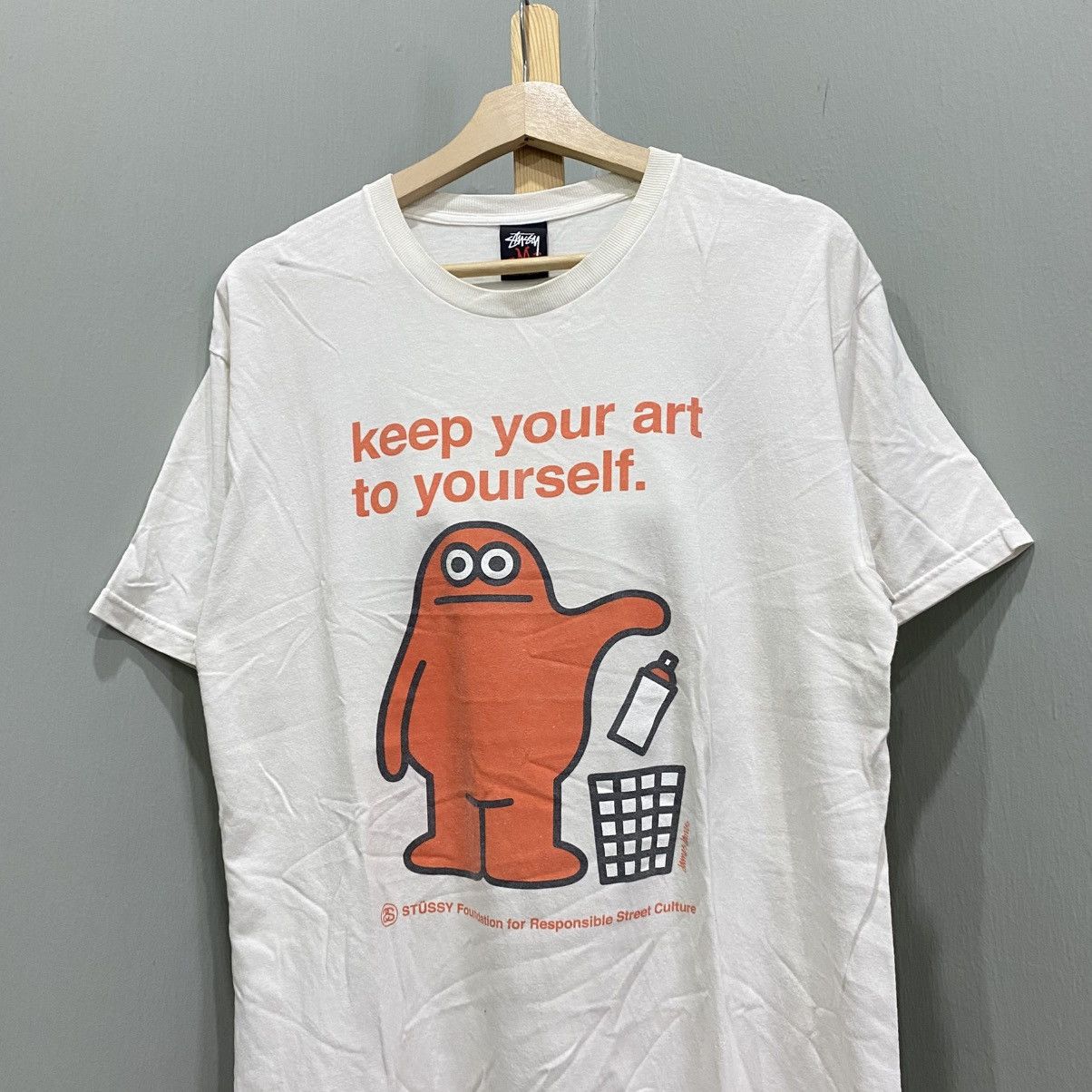 Stussy ARCHIVE Stüssy x James Jarvis "Keep Your Art To Yourself" Size US M / EU 48-50 / 2 - 3 Thumbnail