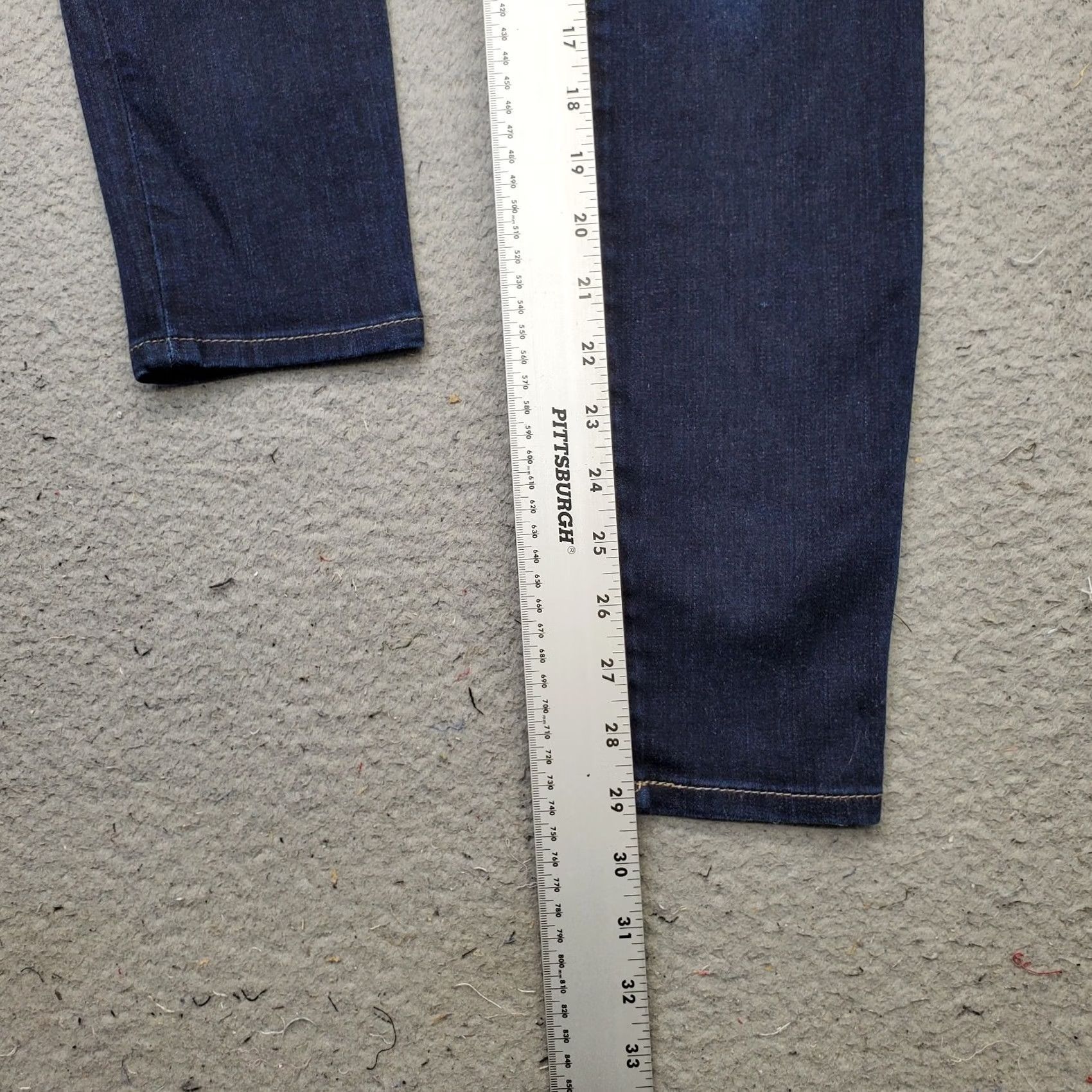 Gap Gap Womens 27 Jeans Blue Denim High Rise Skinny Leg 1969 Streetwear 5-Pocket Denim Size 27" / US 4 / IT 40 - 4 Thumbnail