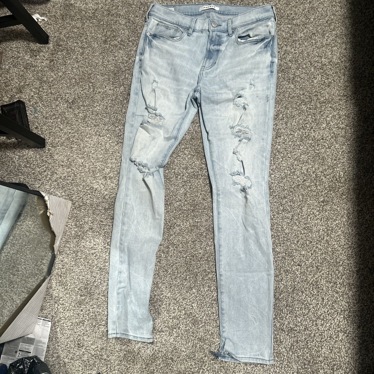 Pacsun Pacsun light blue skinny jeans size 31x32 Size US 31 - 1 Thumbnail
