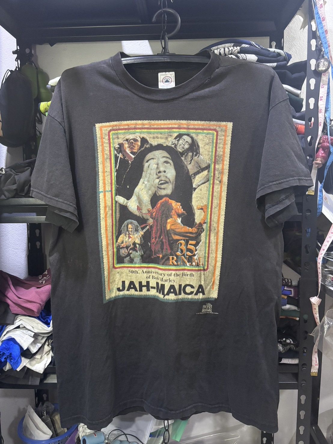 Vintage 1Of1 Vintage Bob marley/Peter tosh/woodstock1998 test print Size US L / EU 52-54 / 3 - 1 Thumbnail
