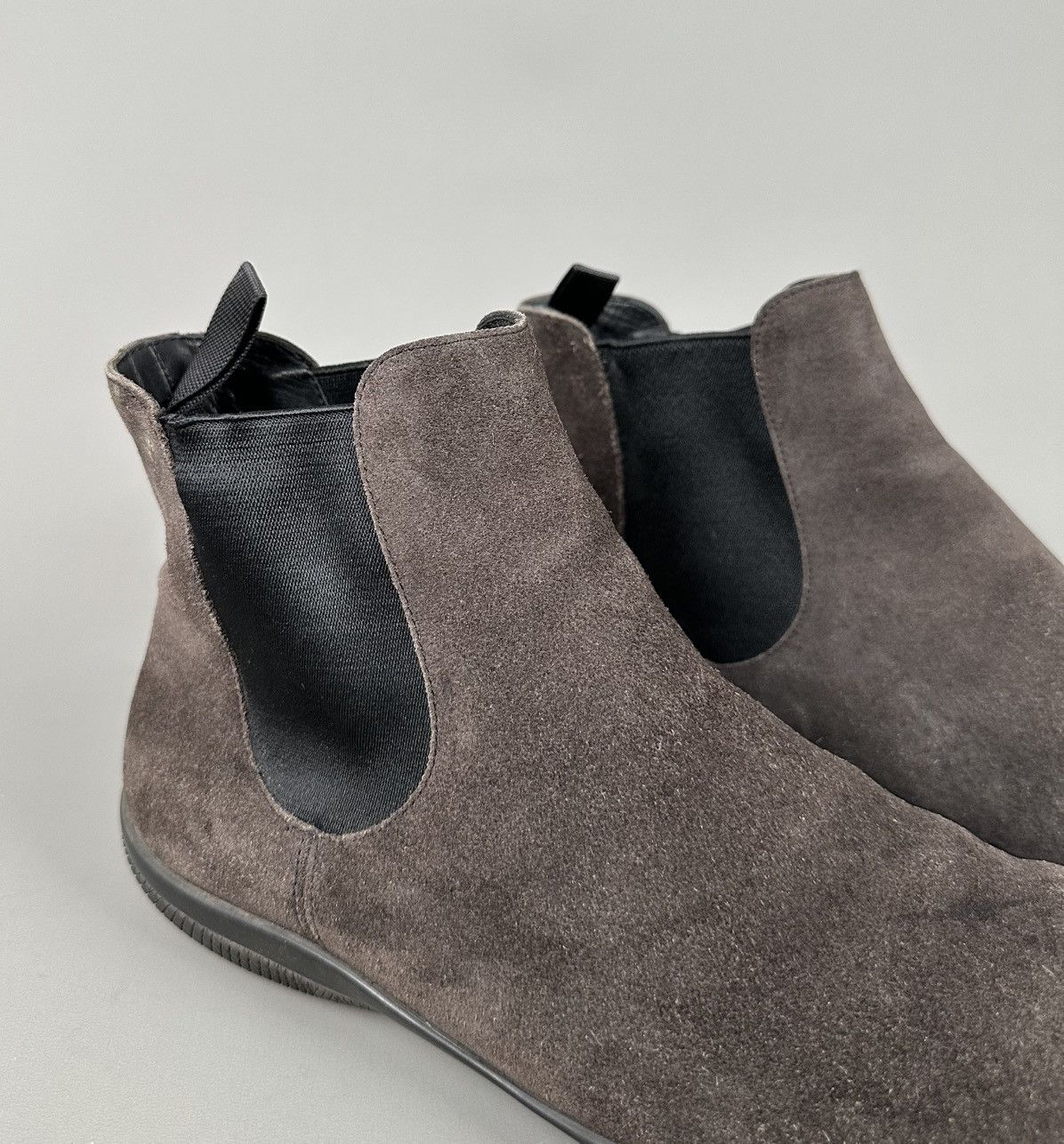 Prada Prada - Prada Sport - Suede Slip On Ankle Chelsea Boots Size US 8 / EU 41 - 7 Thumbnail