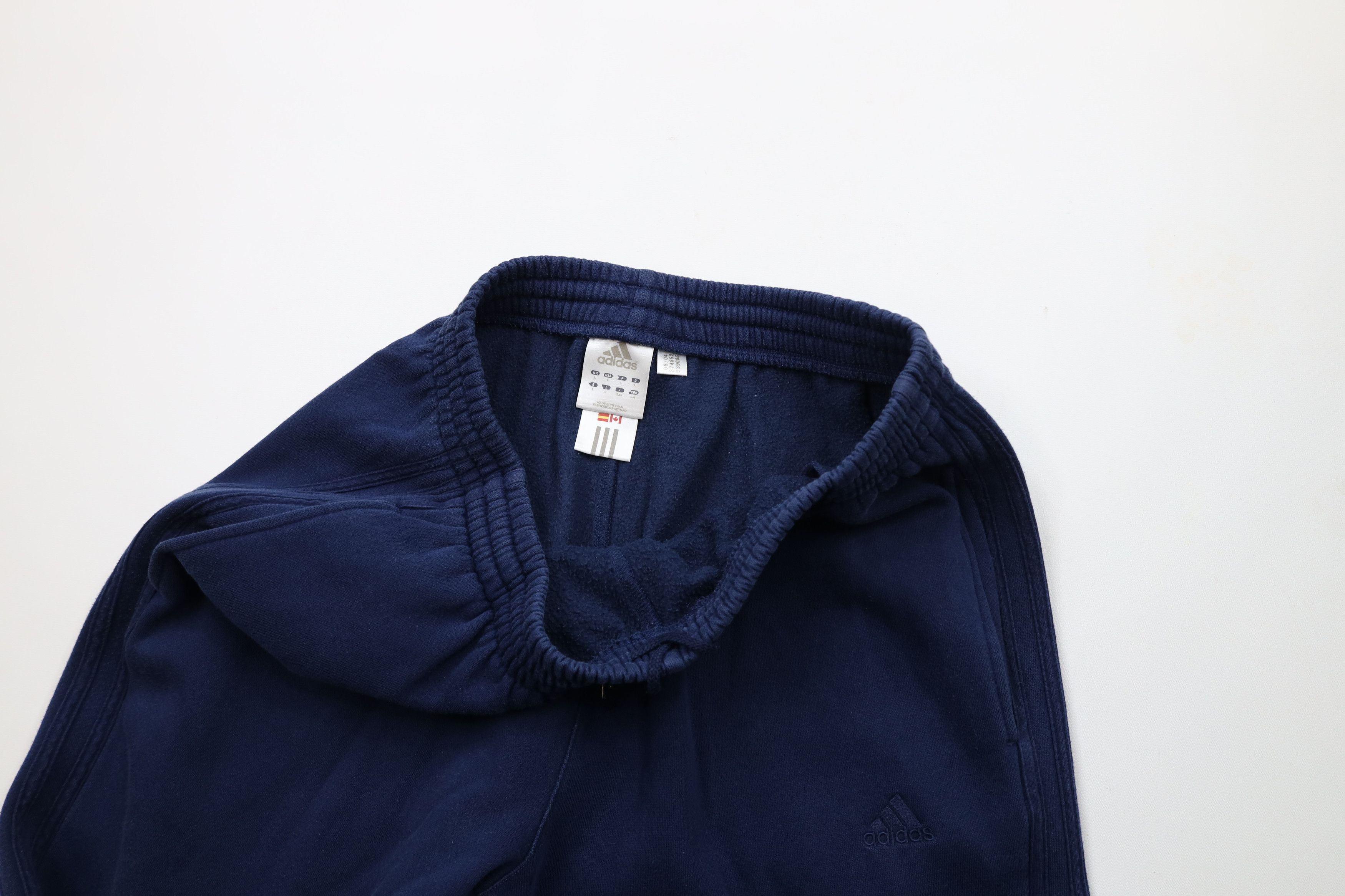 Adidas × Vintage Vintage Y2K Adidas Spell Striped Heavy Sweatpants Joggers Size US 36 / EU 52 - 8 Thumbnail