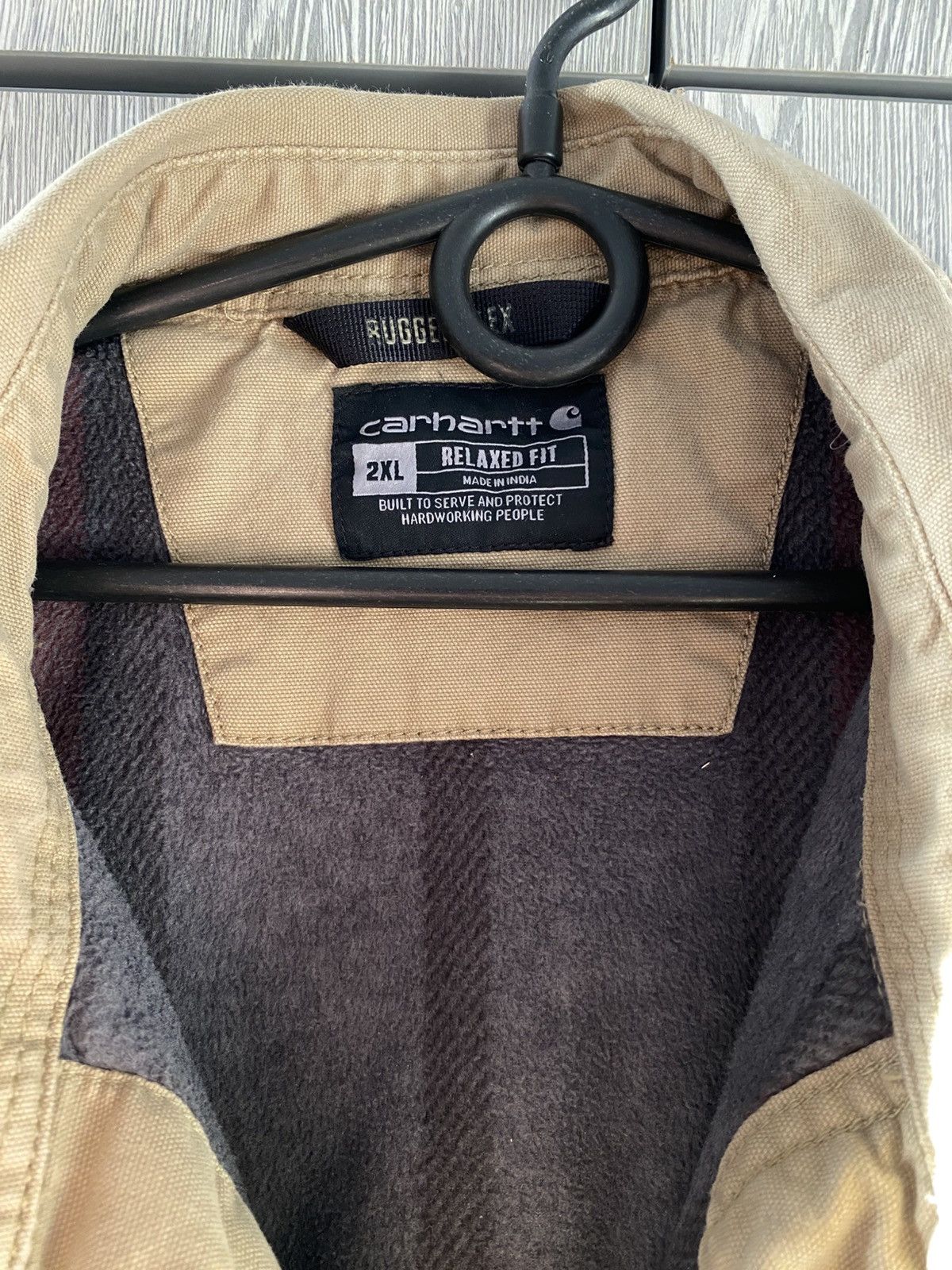 Carhartt Vintage Carhartt Jacket Brown Blanket Lined Chore Coat C02 Size US XL / EU 56 / 4 - 5 Thumbnail