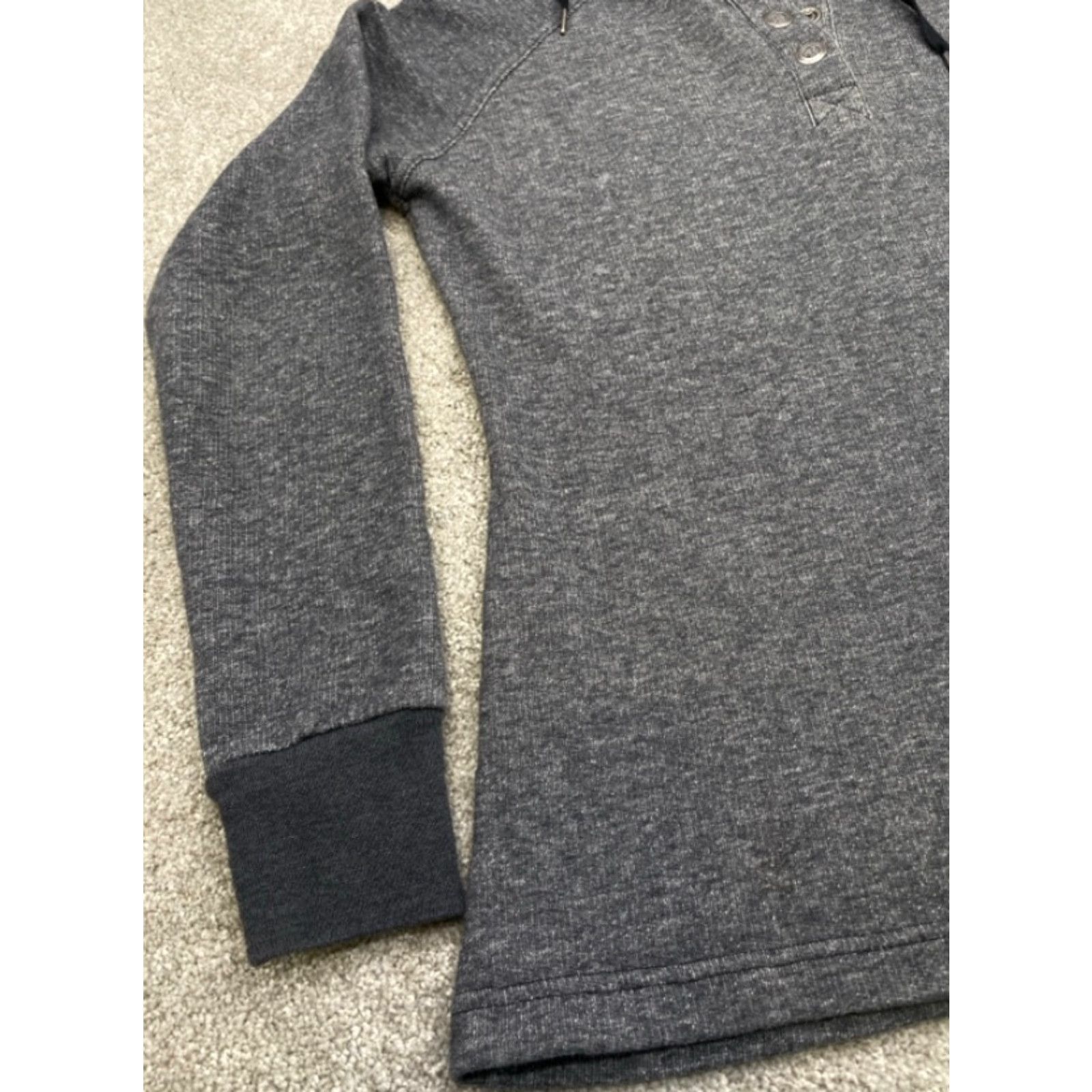 Vintage VINTAGE Columbia Benton Springs Half Snap Pullover Women's Small Gray Hooded Cozy 5908 Size S / US 4 / IT 40 - 2 Thumbnail