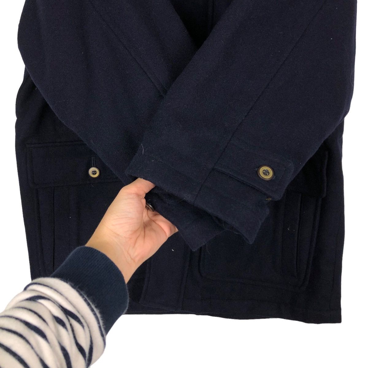 Issey Miyake 🔥Vintage Wool Chore Jacket Camp Japan Multi Pocket Size US M / EU 48-50 / 2 - 14 Thumbnail
