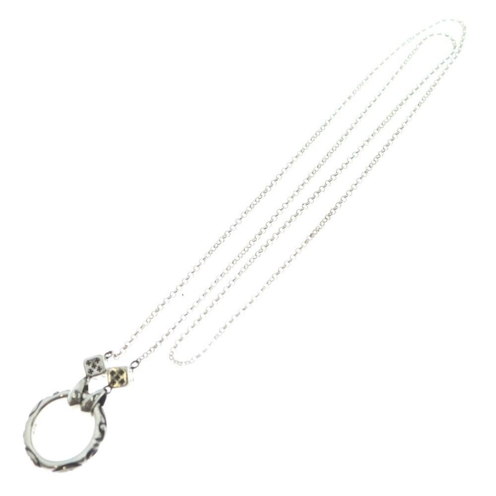 Chrome Hearts Eyewear Loop Dice Double Necklace