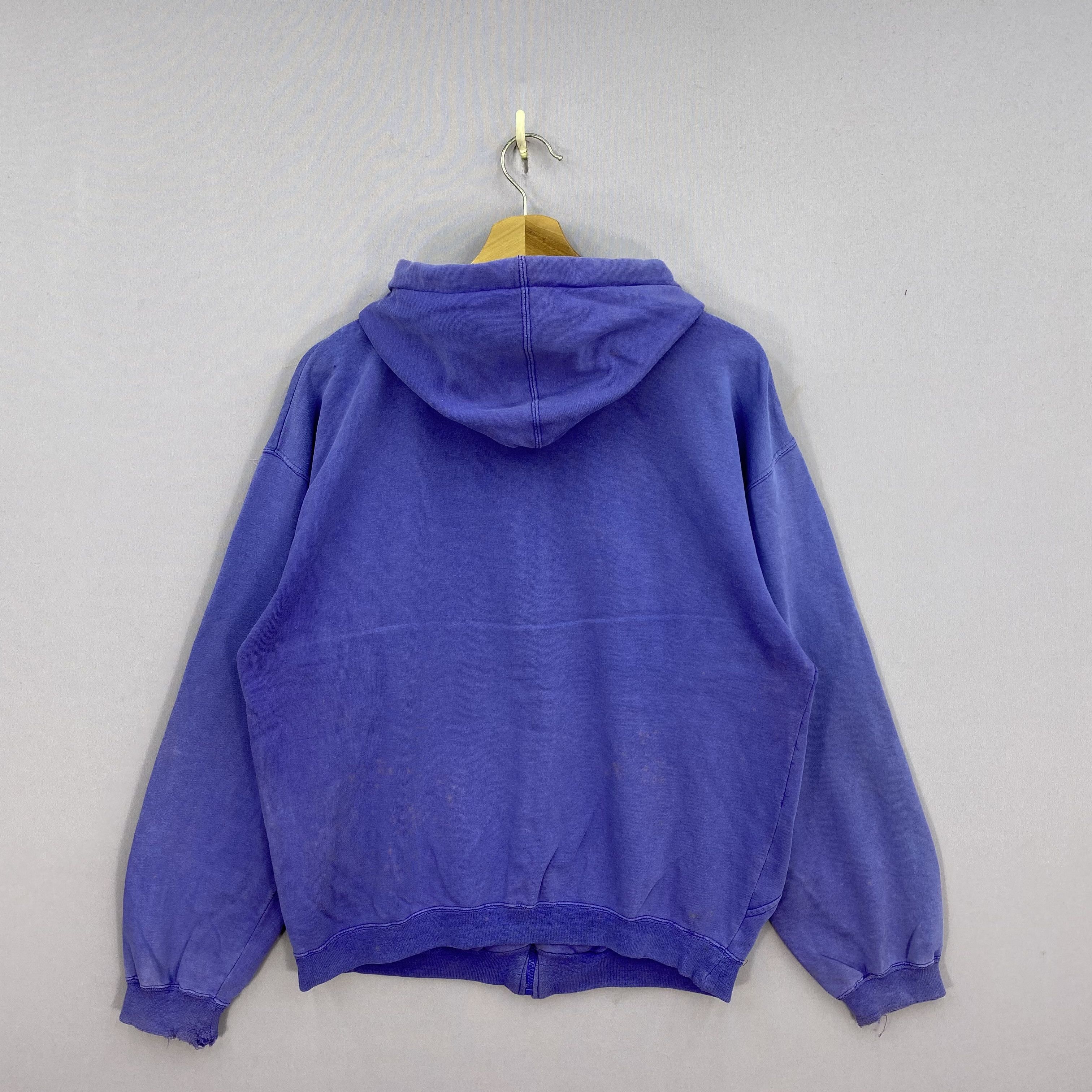 Japanese Brand Vintage 90s Mac Hope Zip Up Hoodie Faded Purple Sweatshirt Size US M / EU 48-50 / 2 - 3 Thumbnail